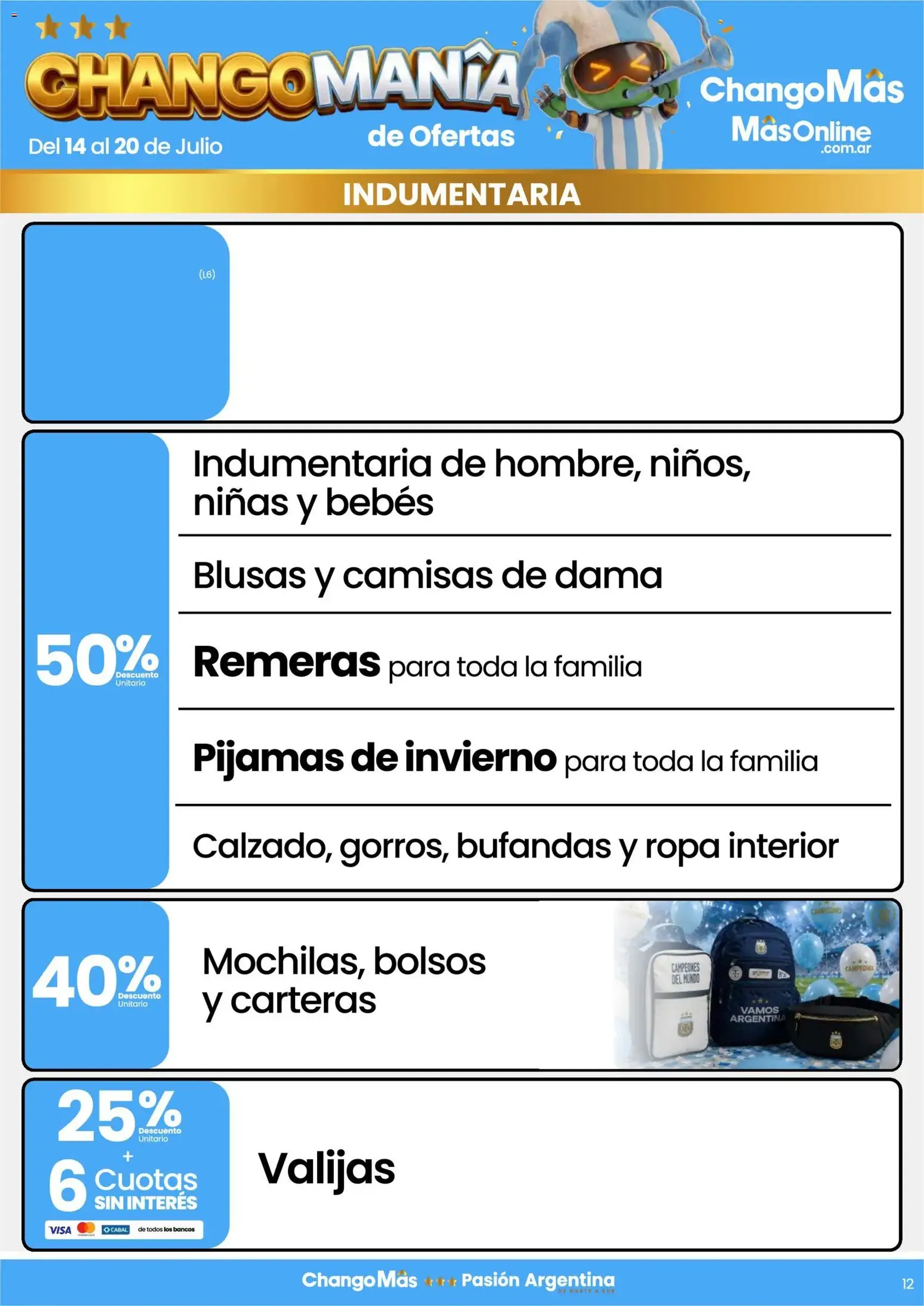 Changomas ofertas - folleto válido desde 14/07/2026 página 12 de 30