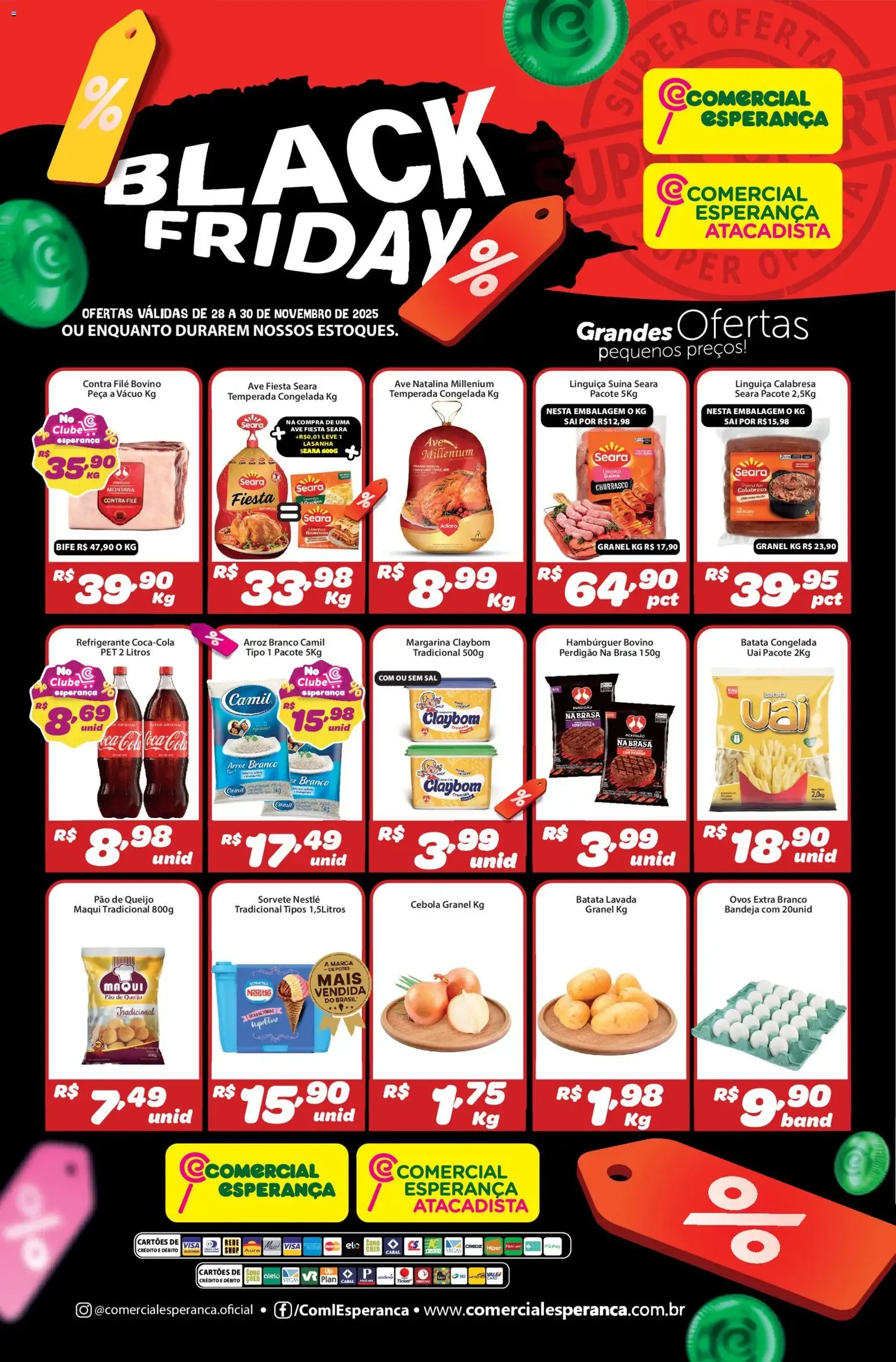 Comercial Esperança Black Friday - folheto válido a partir de 28/11/2025 página 1 de 2