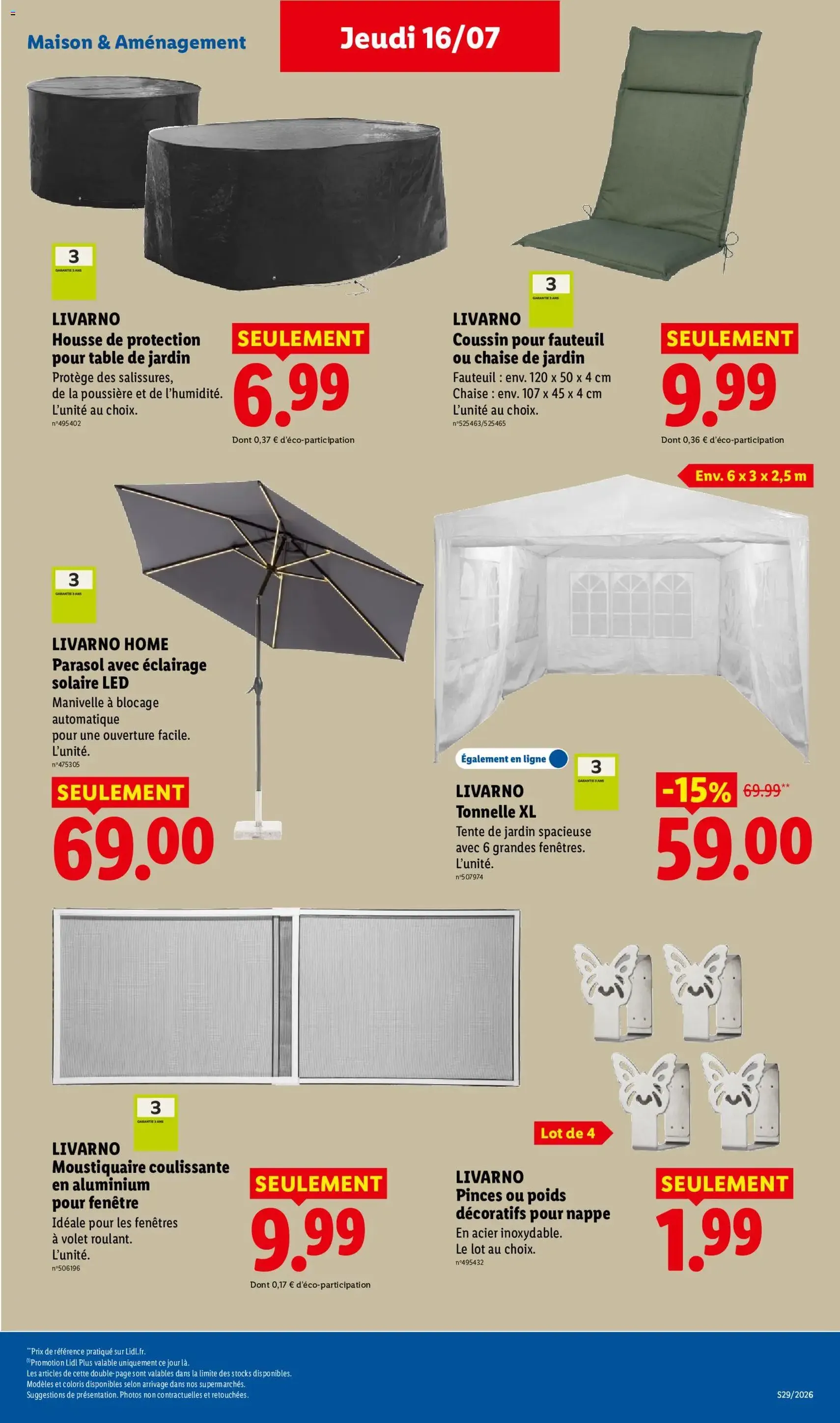 LIDL catalogue - brochure valable à partir du 16/07/2026, page 31 sur 61