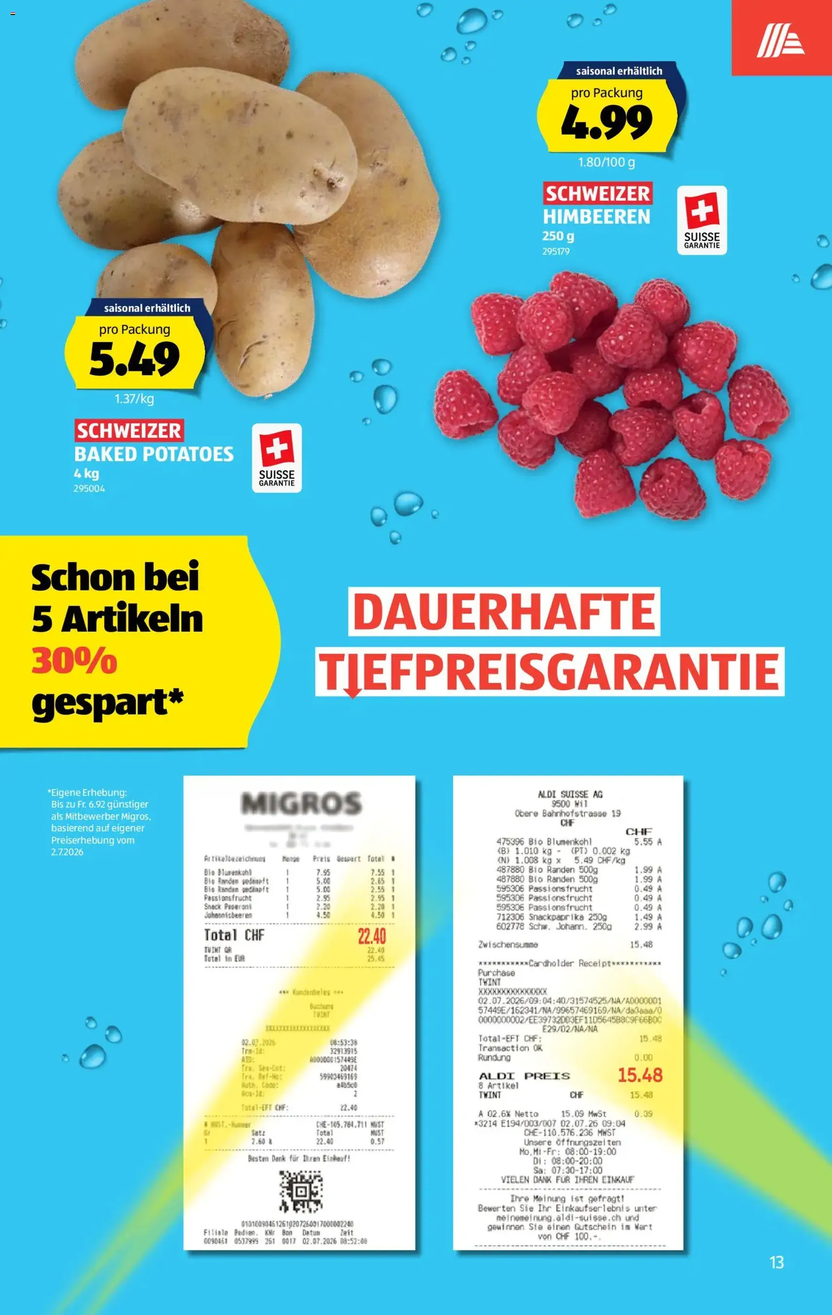 Aldi aktionen - Gültiger Prospekt ab 30.07.2026, Seite 13 von insgesamt 43