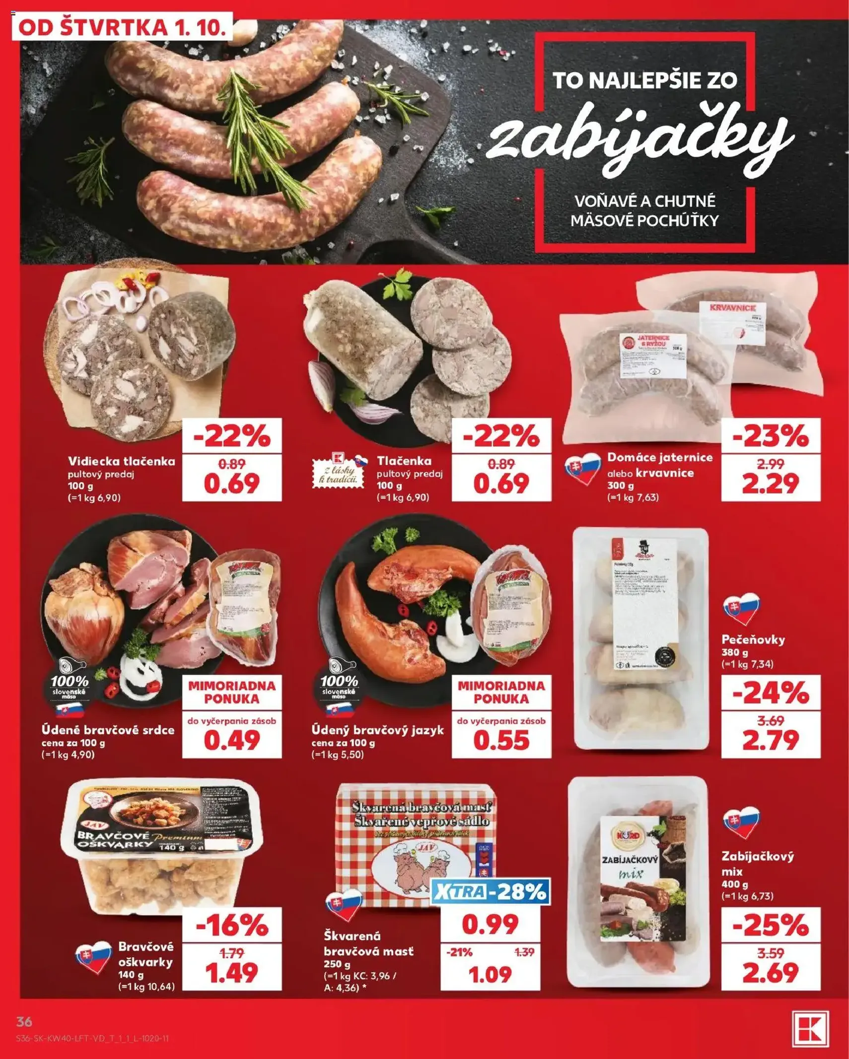 Kaufland leták - platný leták od 01.10.2026 strana 36 z 76