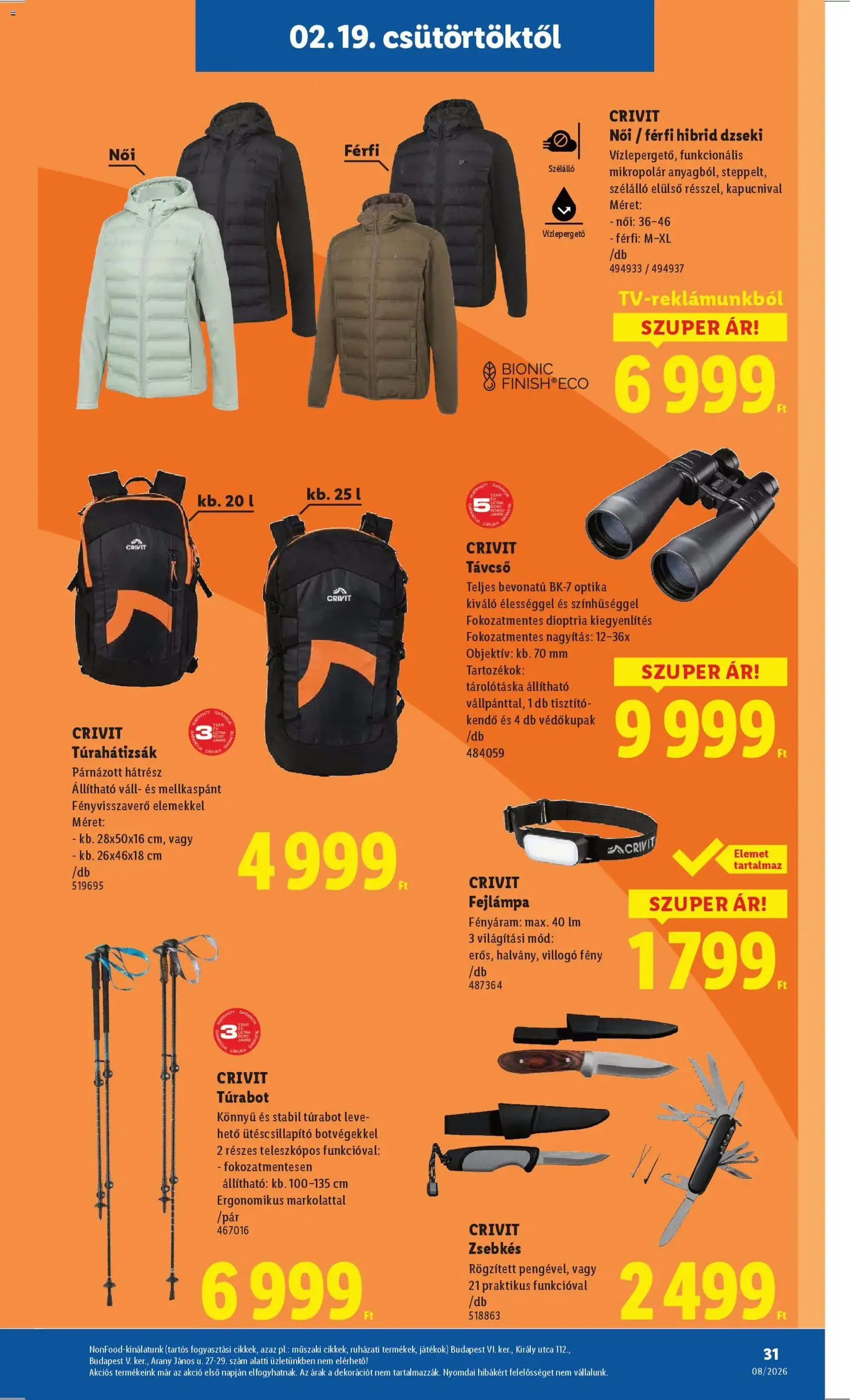 Lidl Akciós újság - 2026.02.19. érvényes szórólap 31 oldal 58 oldalból