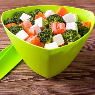 Previsualización de la receta Ensalada con brócoli y queso feta