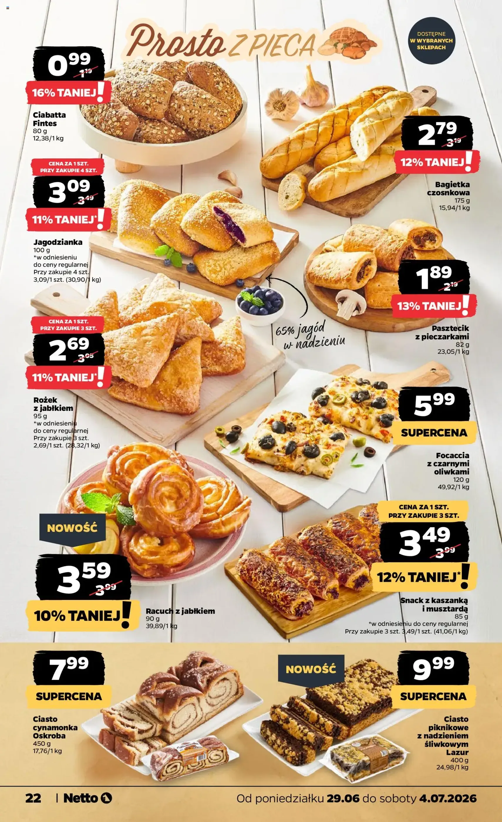 Netto gazetka od poniedziałku spożywcza - ważny gazetka od 29.06.2026 strona 22 z 37