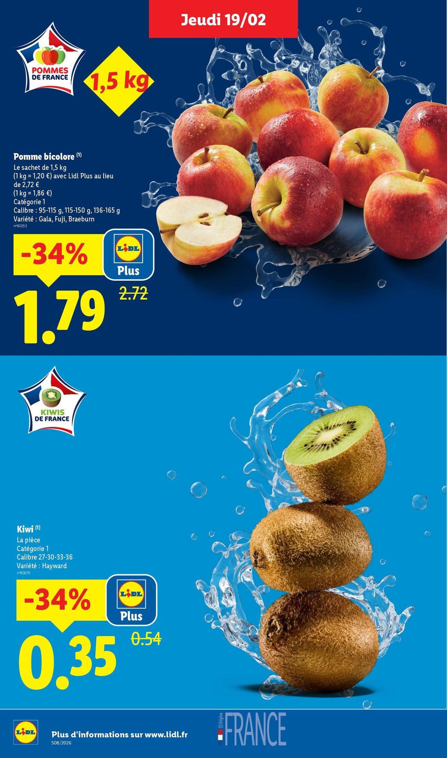 LIDL catalogue semaine 8 - brochure valable à partir du 19/02/2026, page 4 sur 77