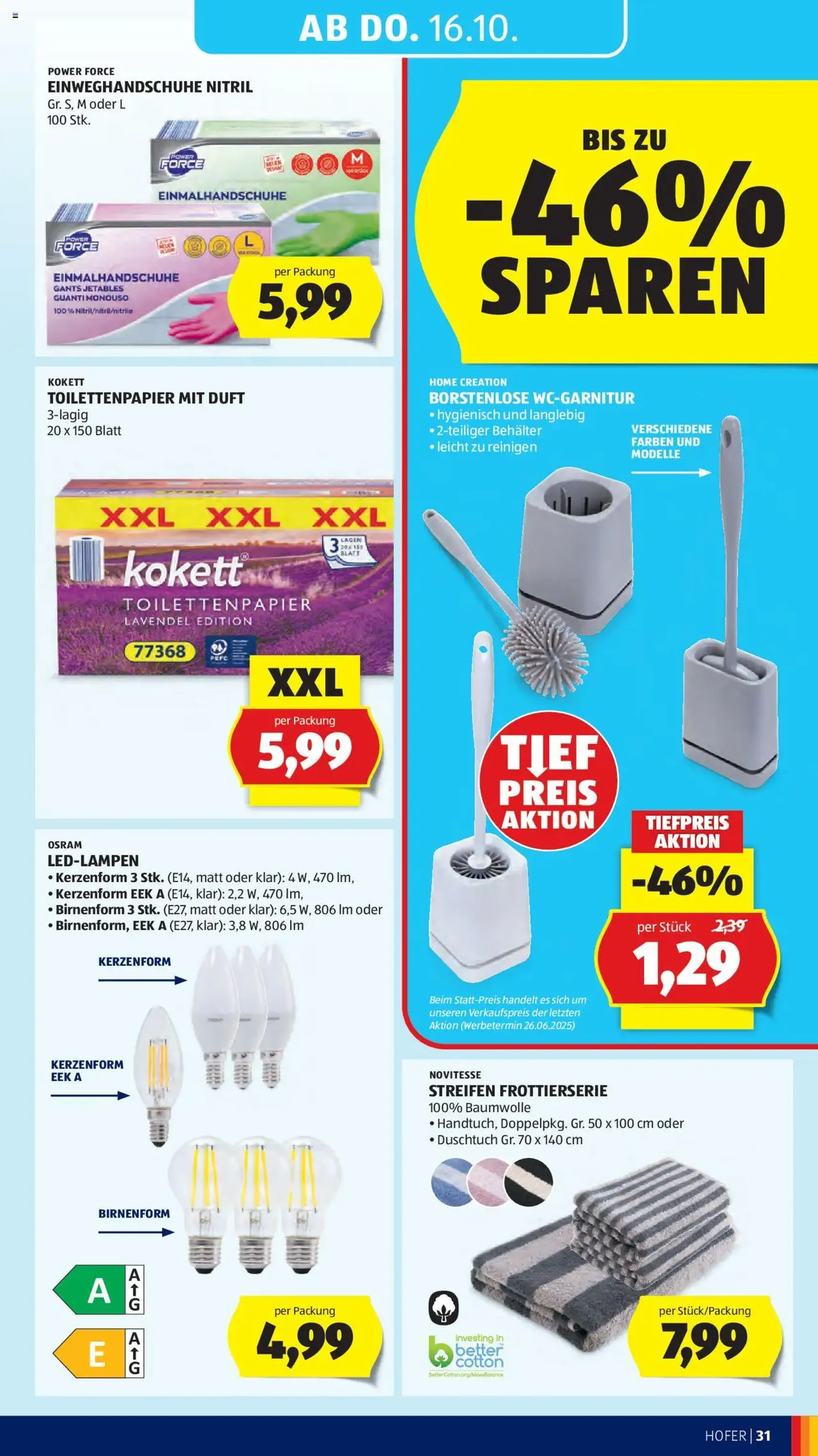 Hofer Flugblatt - Gültiger Prospekt ab 10.10.2025, Seite 35 von insgesamt 40