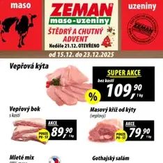 Prodejny Zeman leták - náhled letáku platný od 15.12.2025