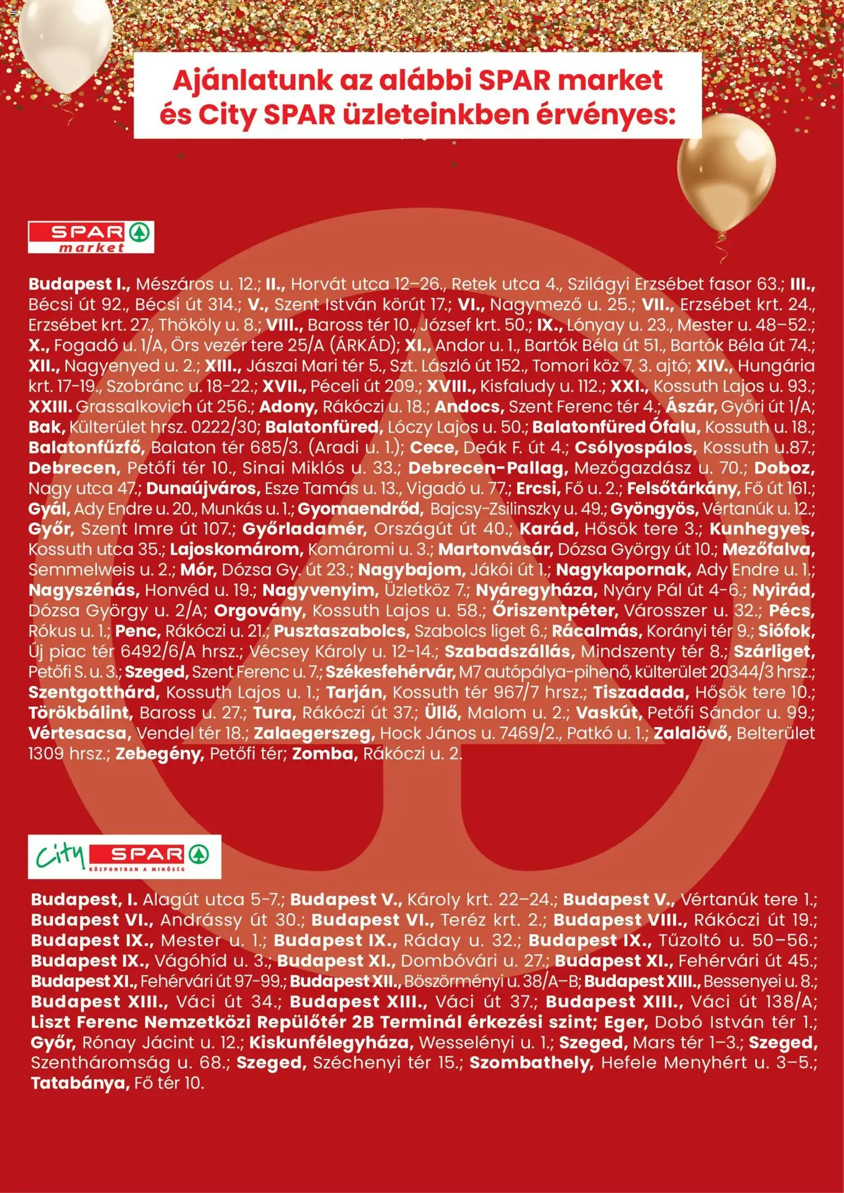 Spar Market Akciós újság - 2026.01.22. érvényes szórólap 3 oldal 3 oldalból