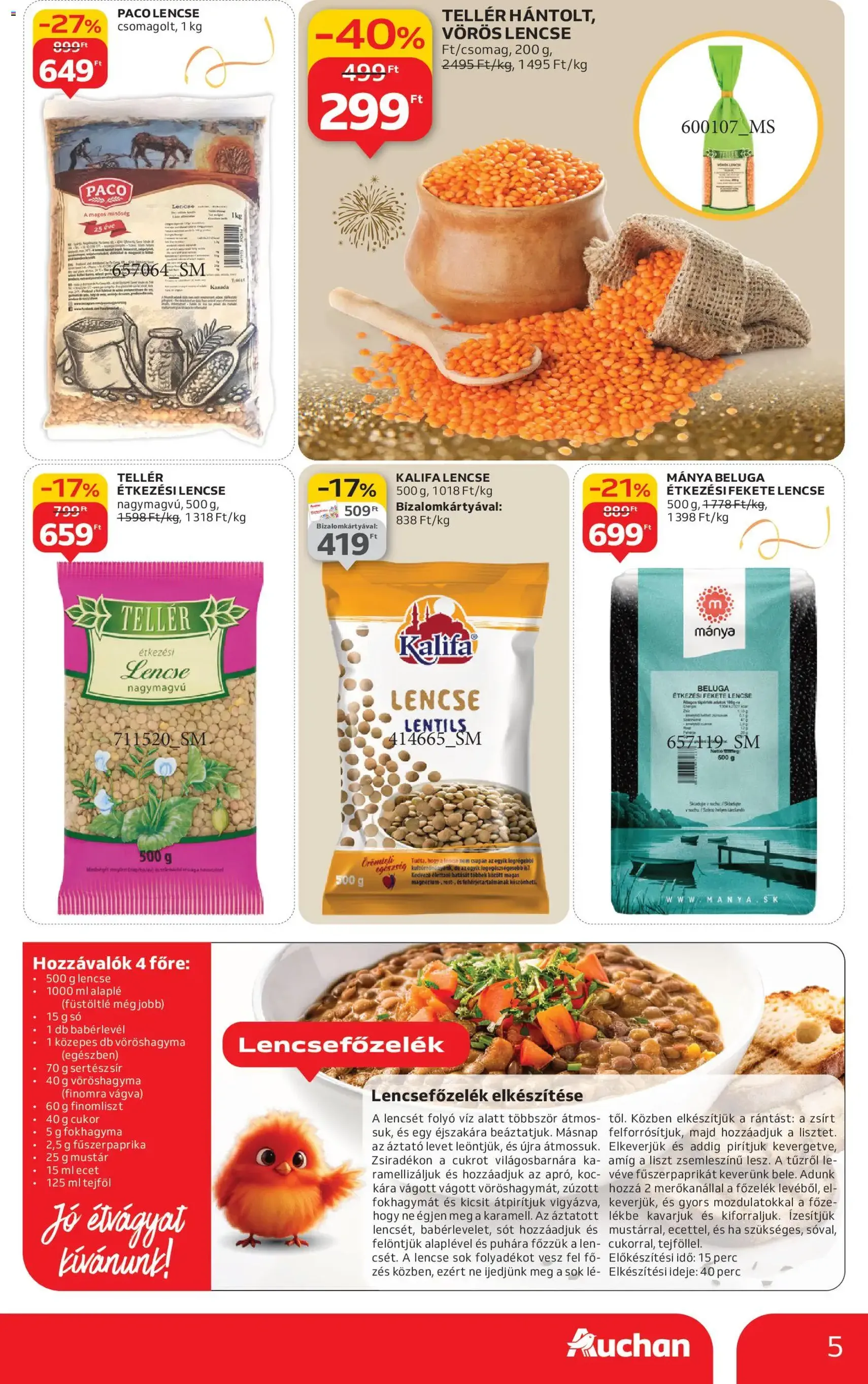 Auchan Akciós újság - 2025.12.27. érvényes szórólap 5 oldal 36 oldalból