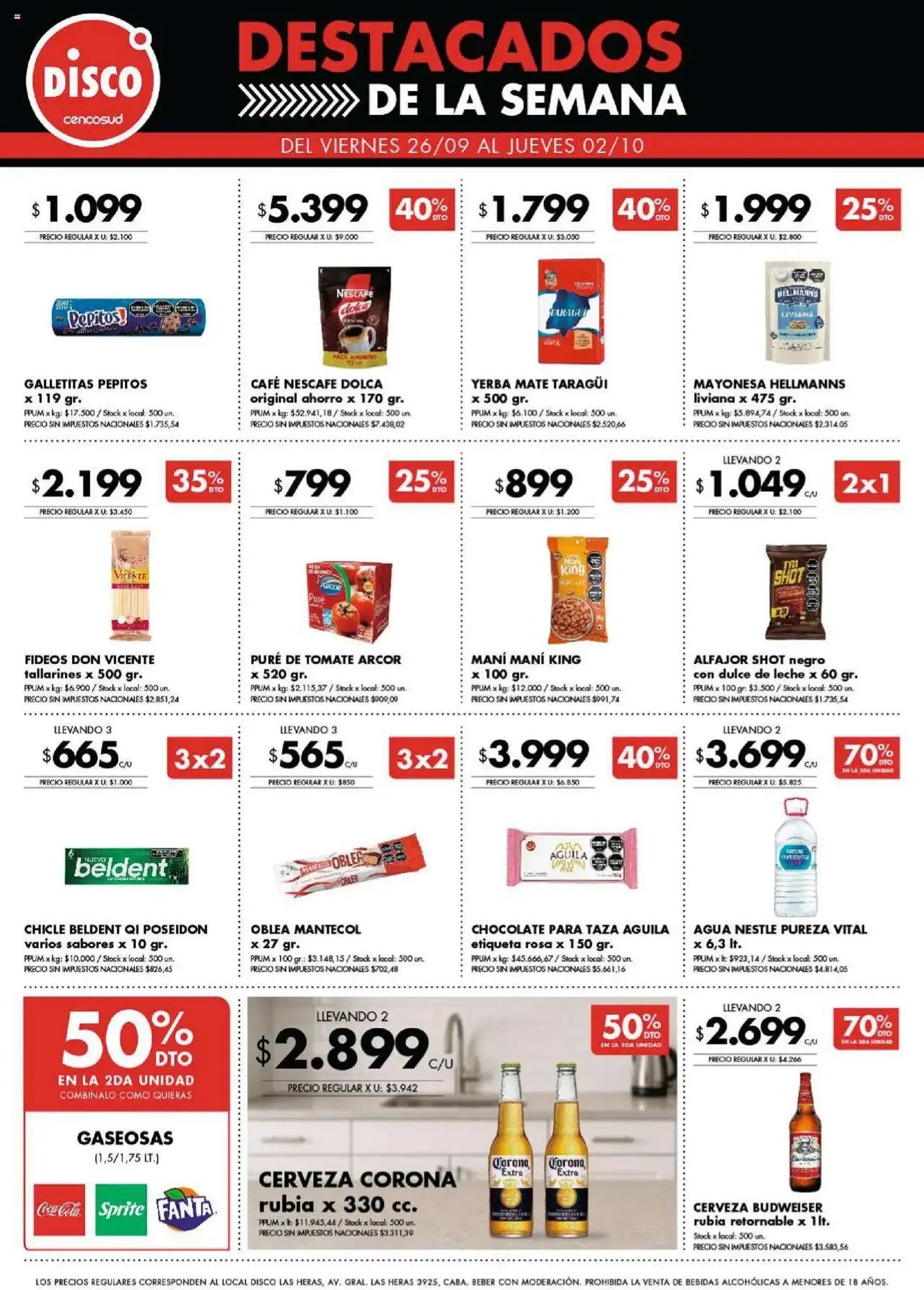 Disco ofertas - folleto válido desde 25/09/2025 página 8 de 9