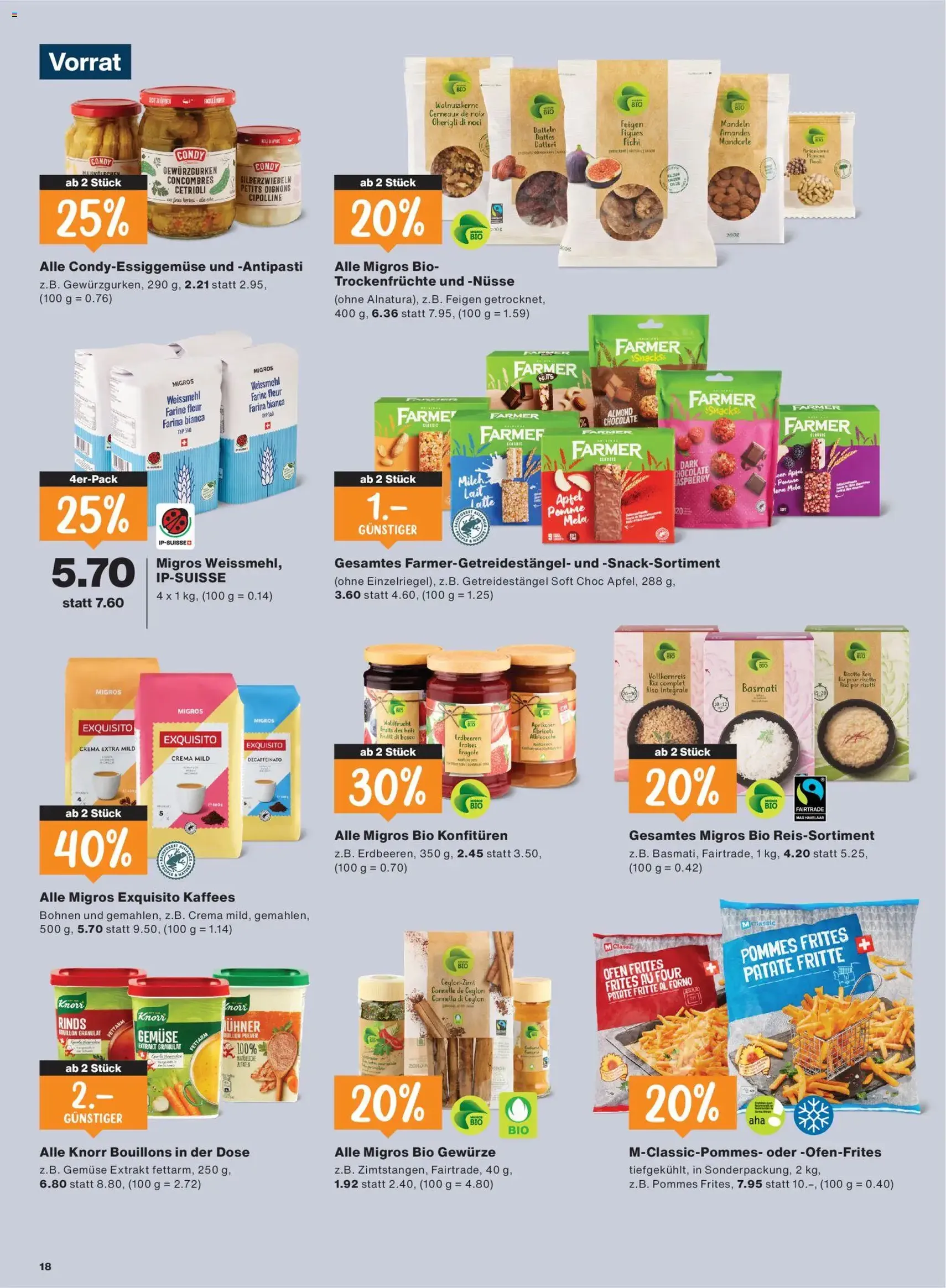 Migros aktionen - Gültiger Prospekt ab 01.10.2026, Seite 18 von insgesamt 24