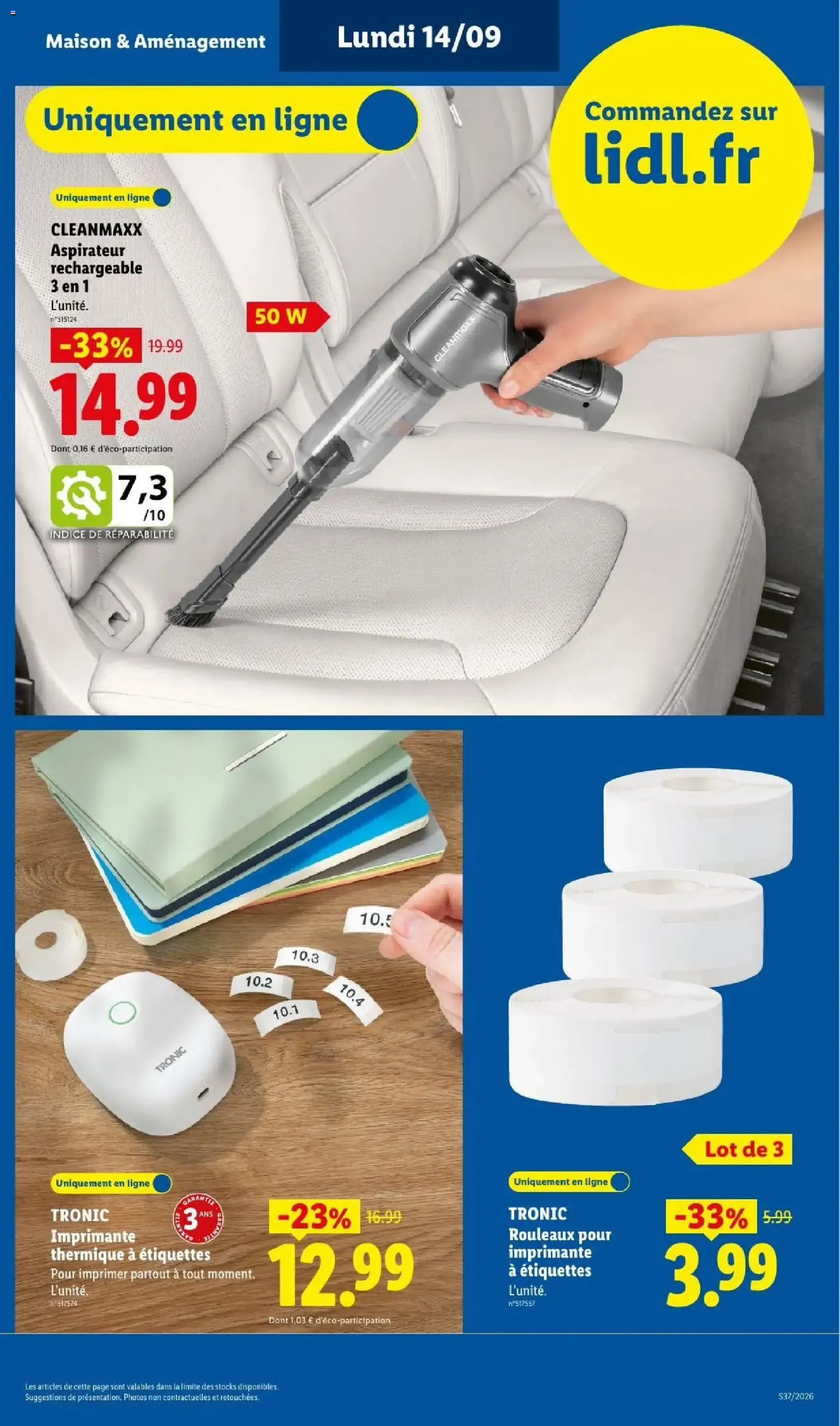 LIDL catalogue - brochure valable à partir du 10/09/2026, page 39 sur 54