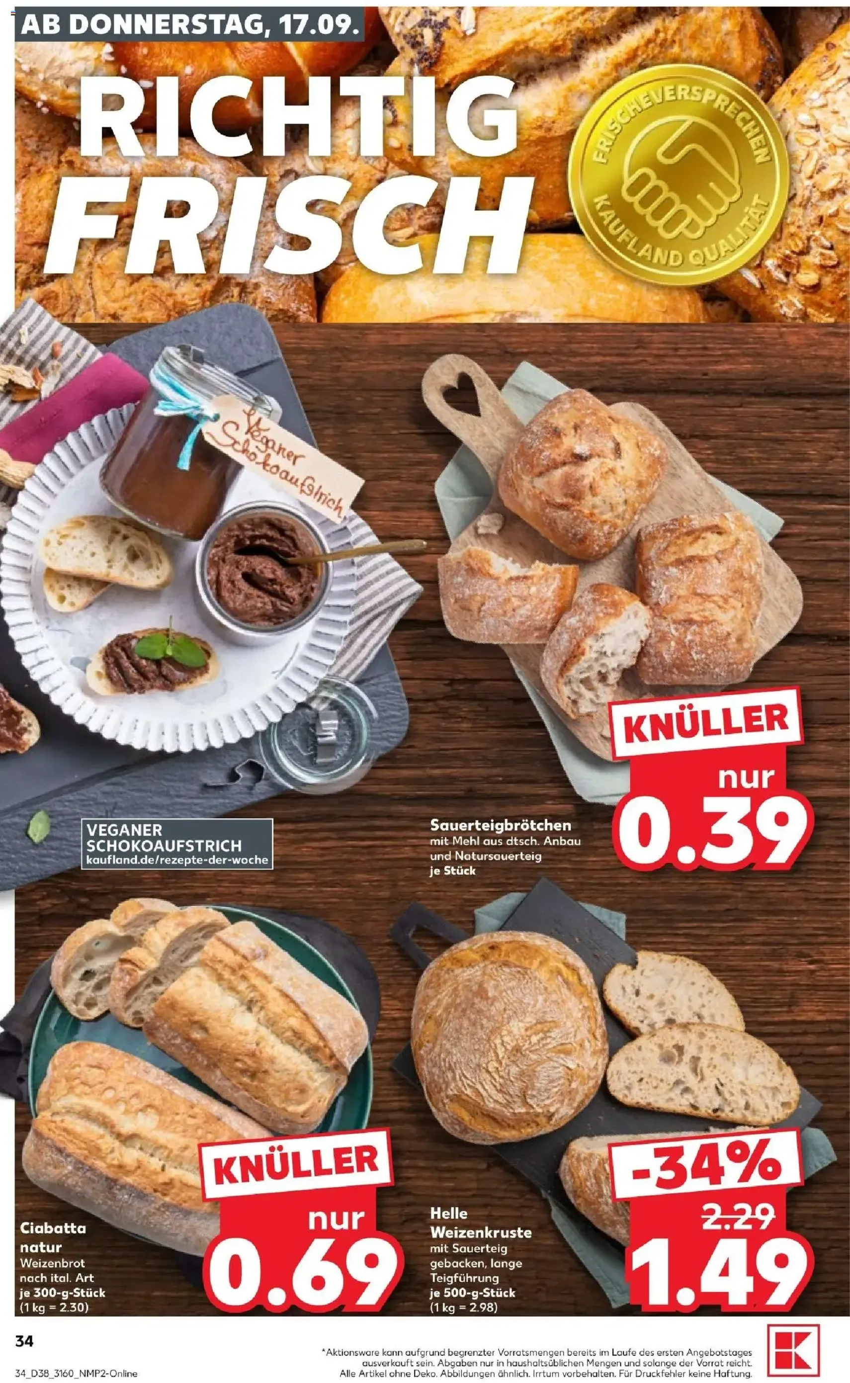 Kaufland Prospekt - Gültiger Prospekt ab 17.09.2026, Seite 34 von insgesamt 66