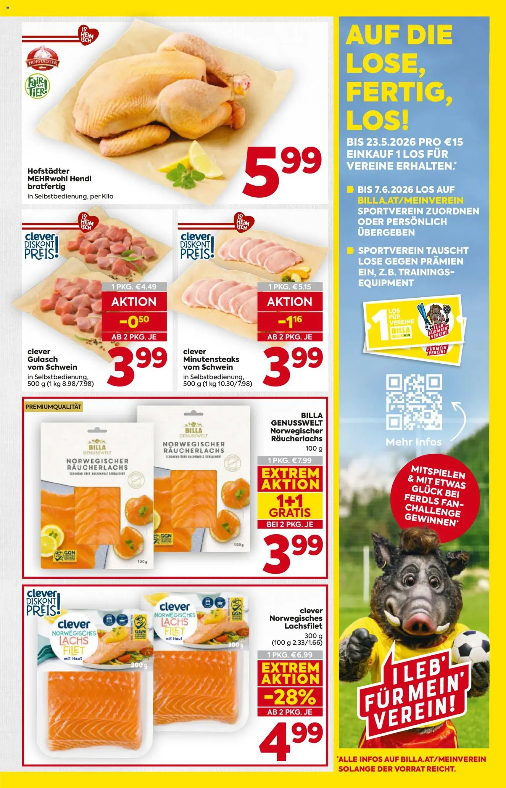 Billa - Flugblatt - Gültiger Prospekt ab 23.04.2026, Seite 7 von insgesamt 16