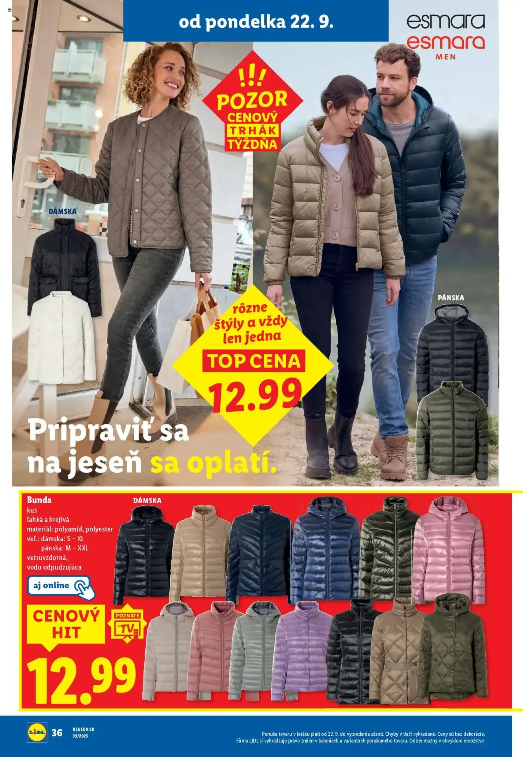 Lidl leták - platný leták od 22.09.2025 strana 58 z 99 Lidl leták - platný leták od 22.09.2025 strana 58 z 99