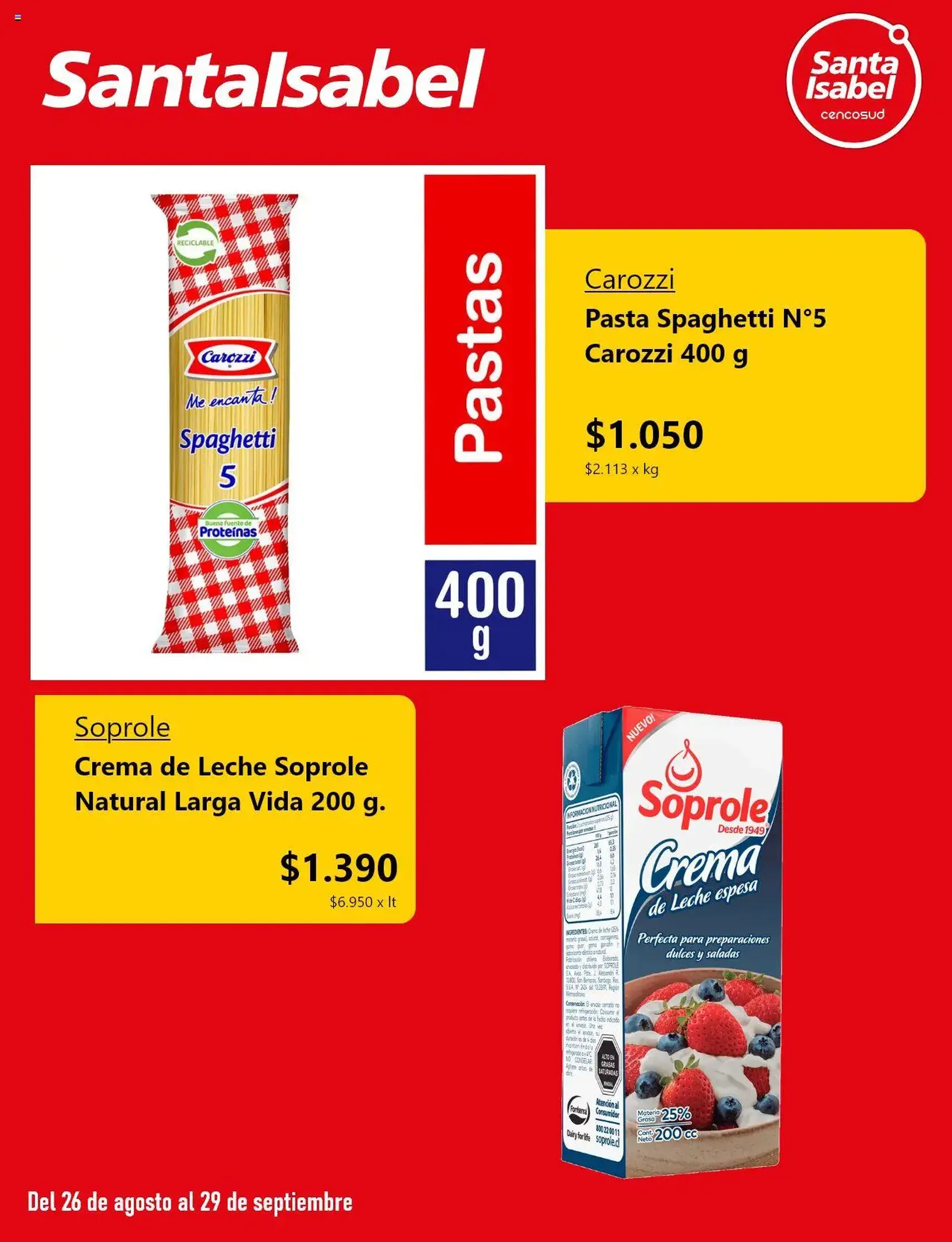 Santa Isabel ofertas - folleto válido desde 21.09.2025 página 2 de 5