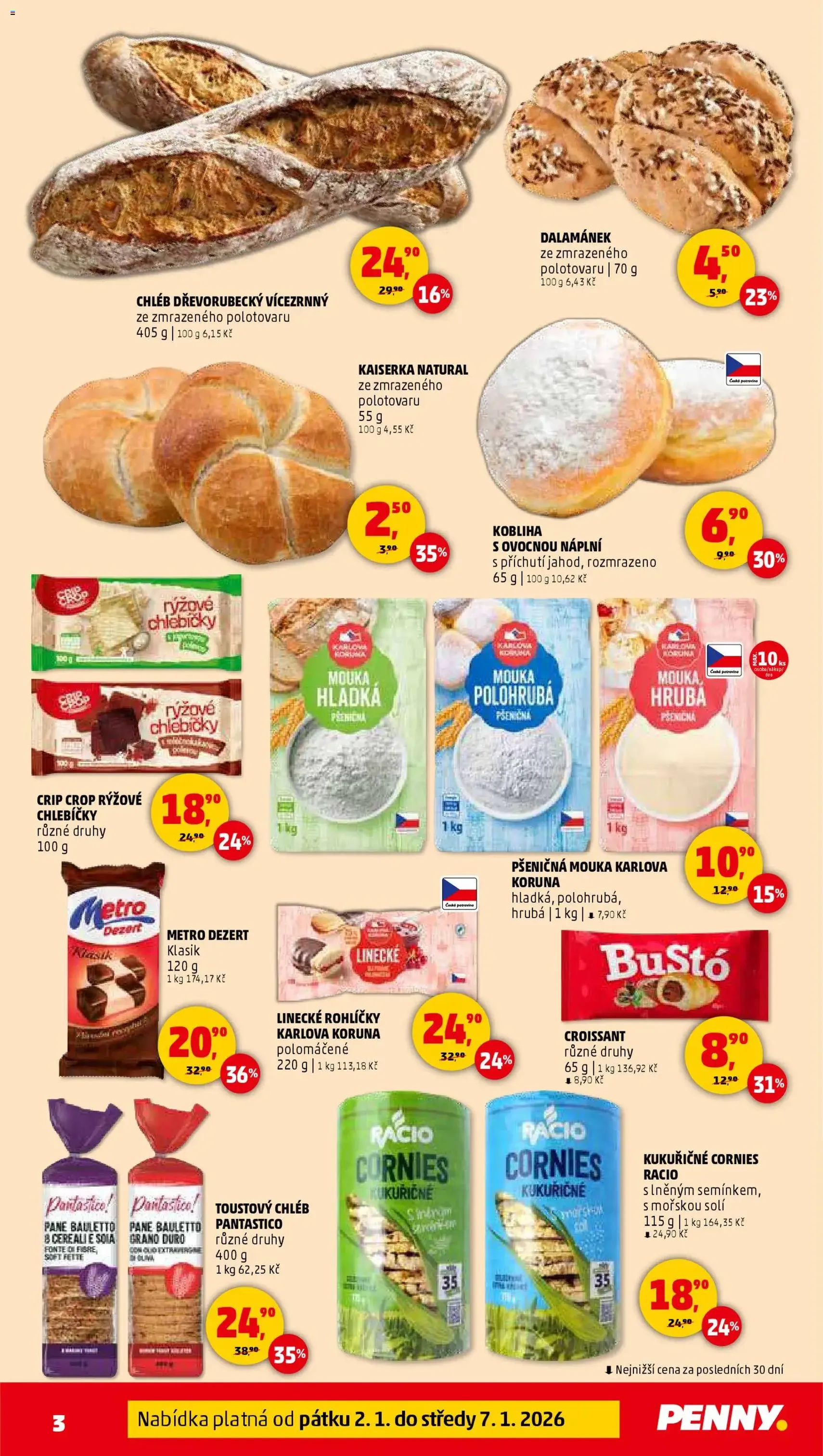 Penny Market leták - Čtvrtečník - platný leták od 02.01.2026 strana 3 z 32