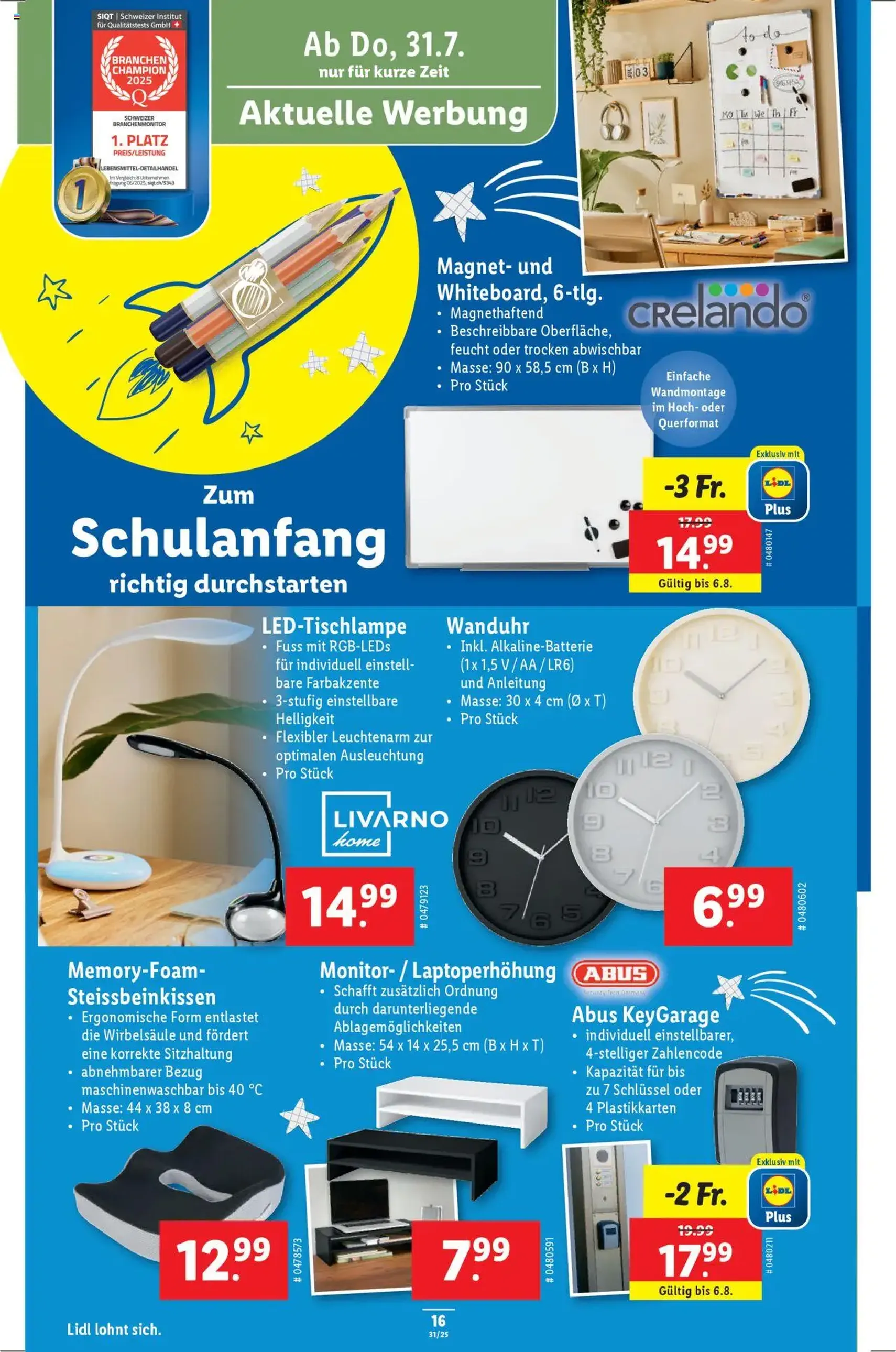 Lidl Aktionen - Gültiger Prospekt ab 31.07.2025, Seite 18 von insgesamt 34