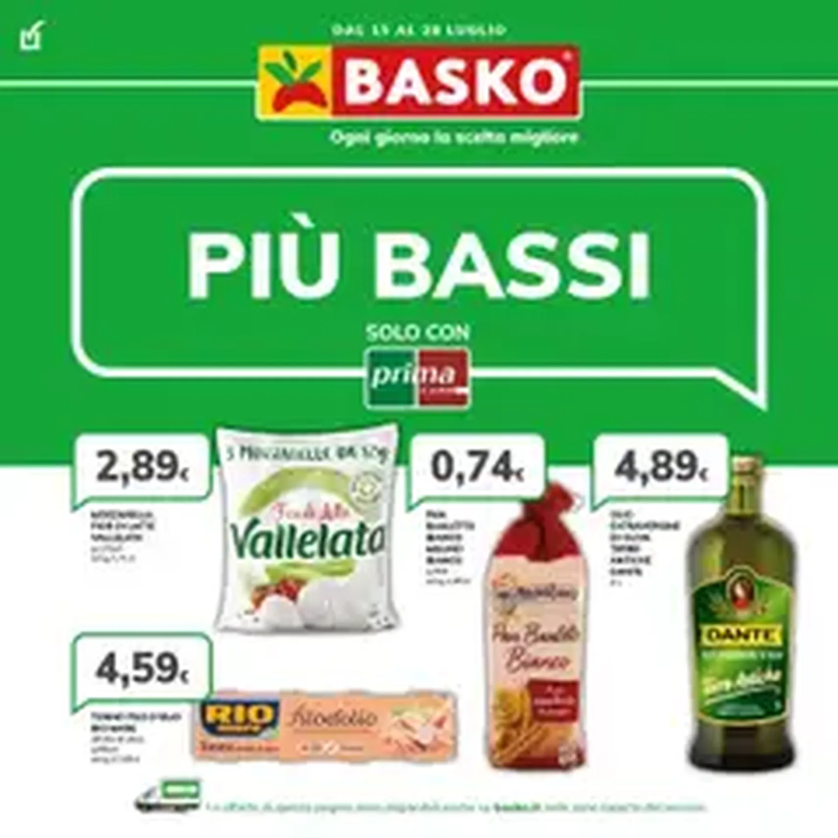 Volantino Basko - volantino valido dal 15/07/2025 pagina 1 di 1