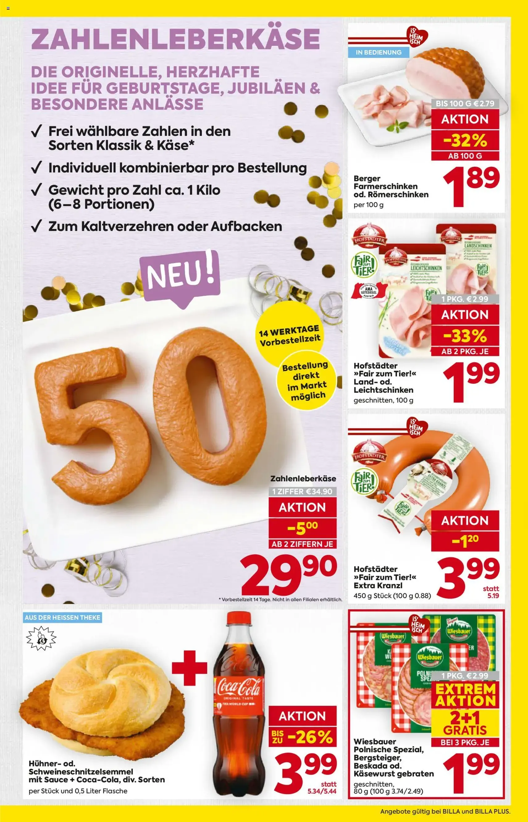 Billa - Flugblatt - Gültiger Prospekt ab 28.05.2026, Seite 7 von insgesamt 16
