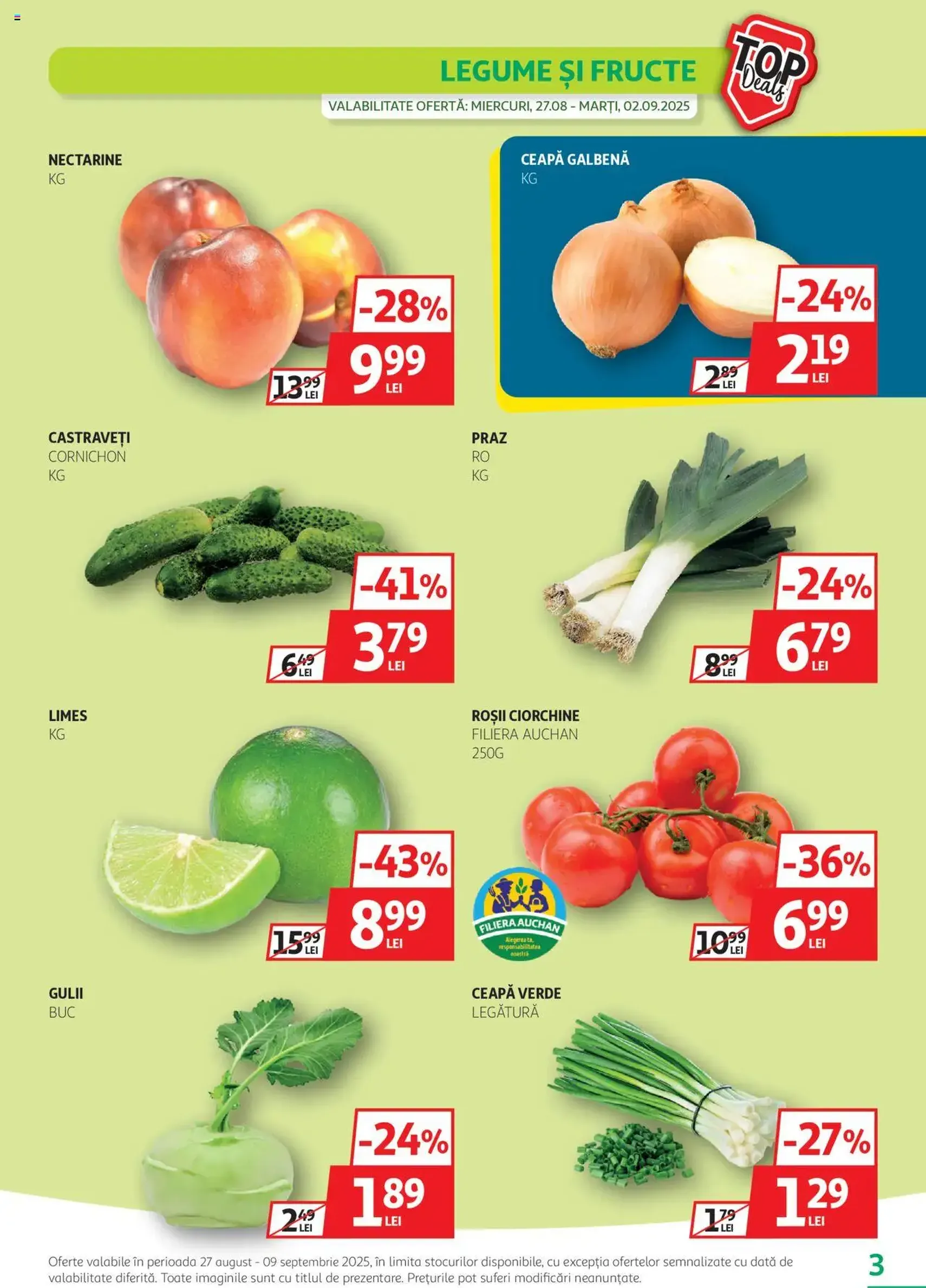 Catalog Auchan - cataloage valabile începând cu 27.08.2025 pagina 3 din 28 Catalog Auchan - cataloage valabile începând cu 27.08.2025 pagina 3 din 28