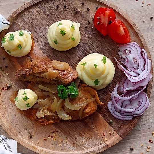 Podgląd przepisu Plasterki pieczonej karkówki
