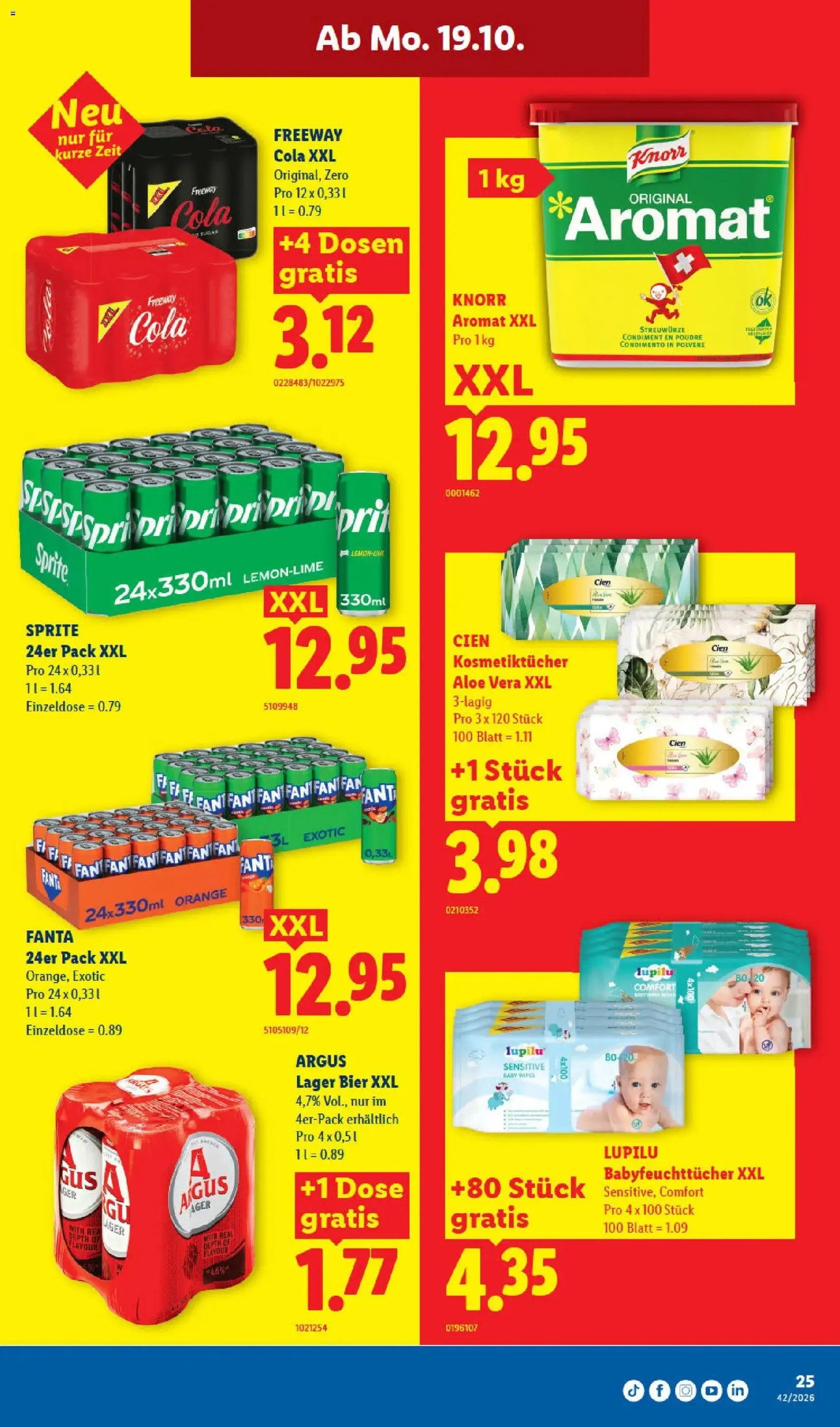 Lidl aktionen - Gültiger Prospekt ab 15.10.2026, Seite 25 von insgesamt 40