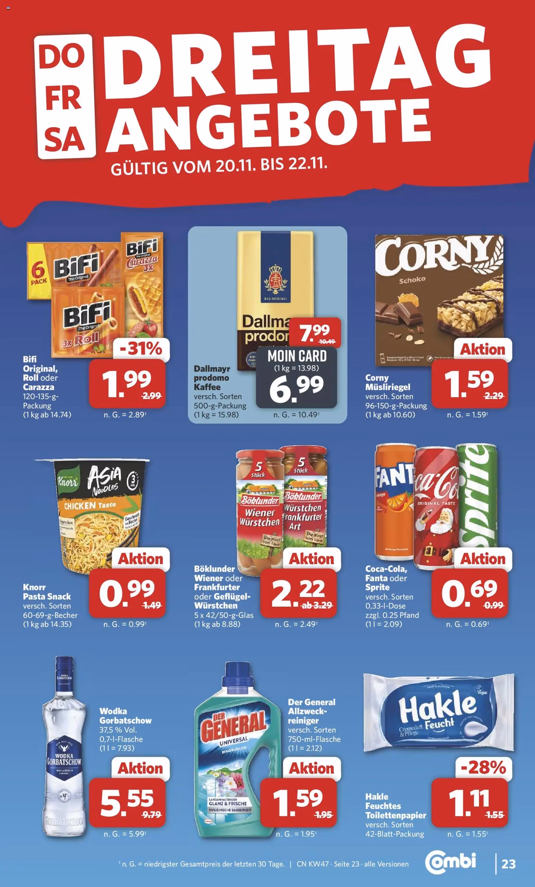 Combi Prospekt - Gültiger Prospekt ab 17.11.2025, Seite 25 von insgesamt 33