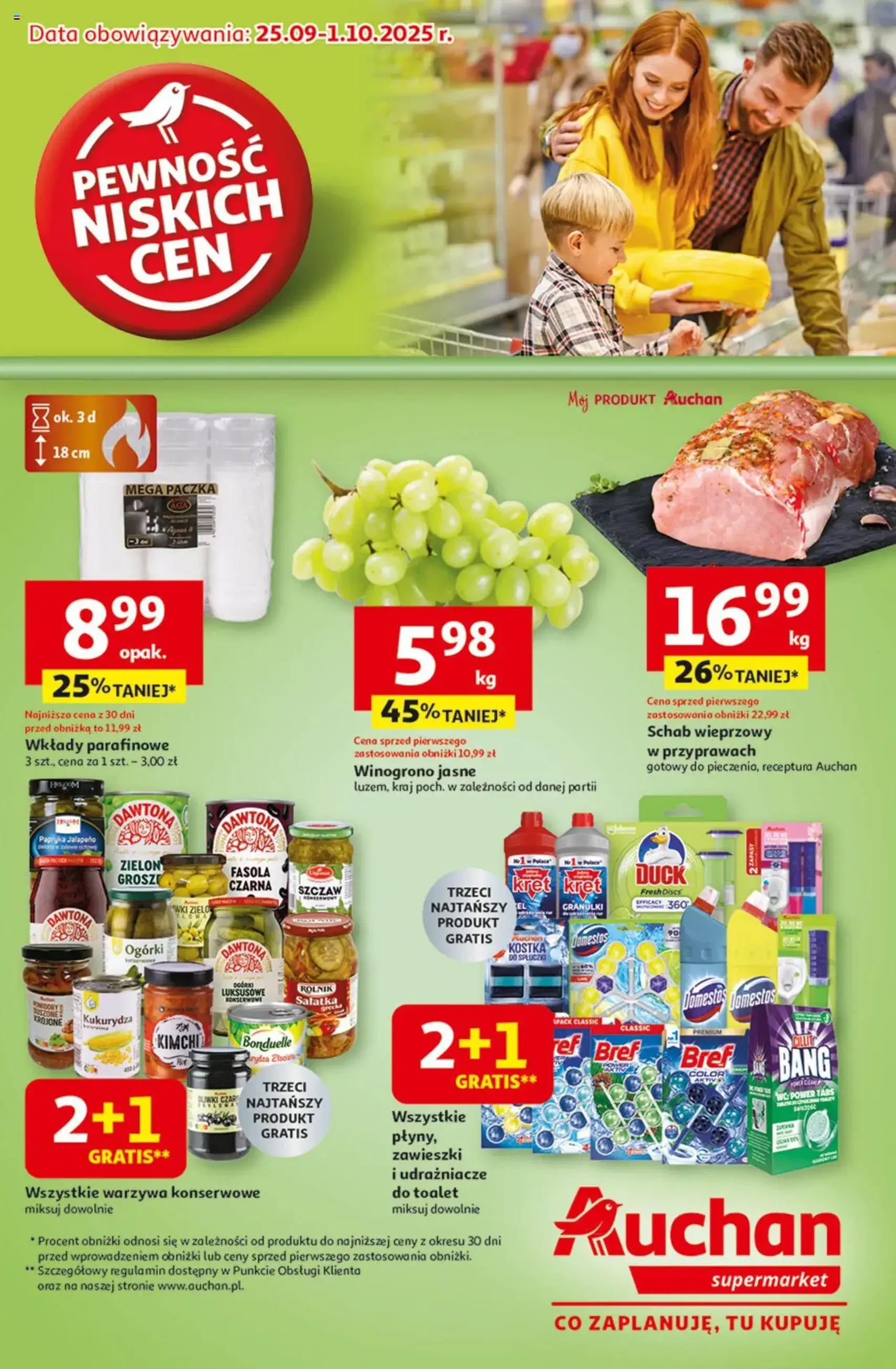 Auchan Gazetka - ważny gazetka od 25.09.2025 strona 1 z 8
