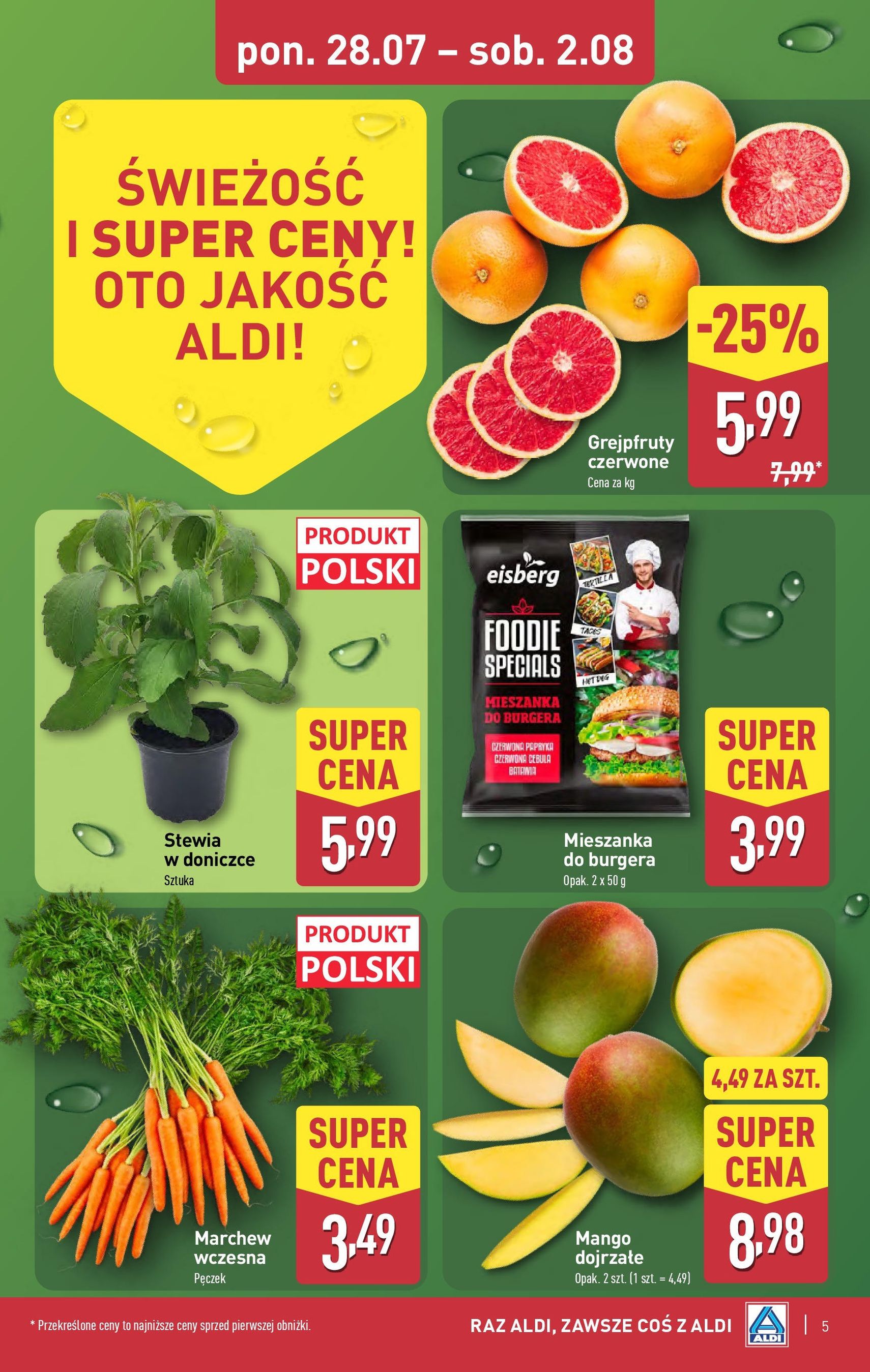 Aldi Gazetka - ważny gazetka od 28.07.2025 strona 5 z 42 Aldi Gazetka - ważny gazetka od 28.07.2025 strona 5 z 42