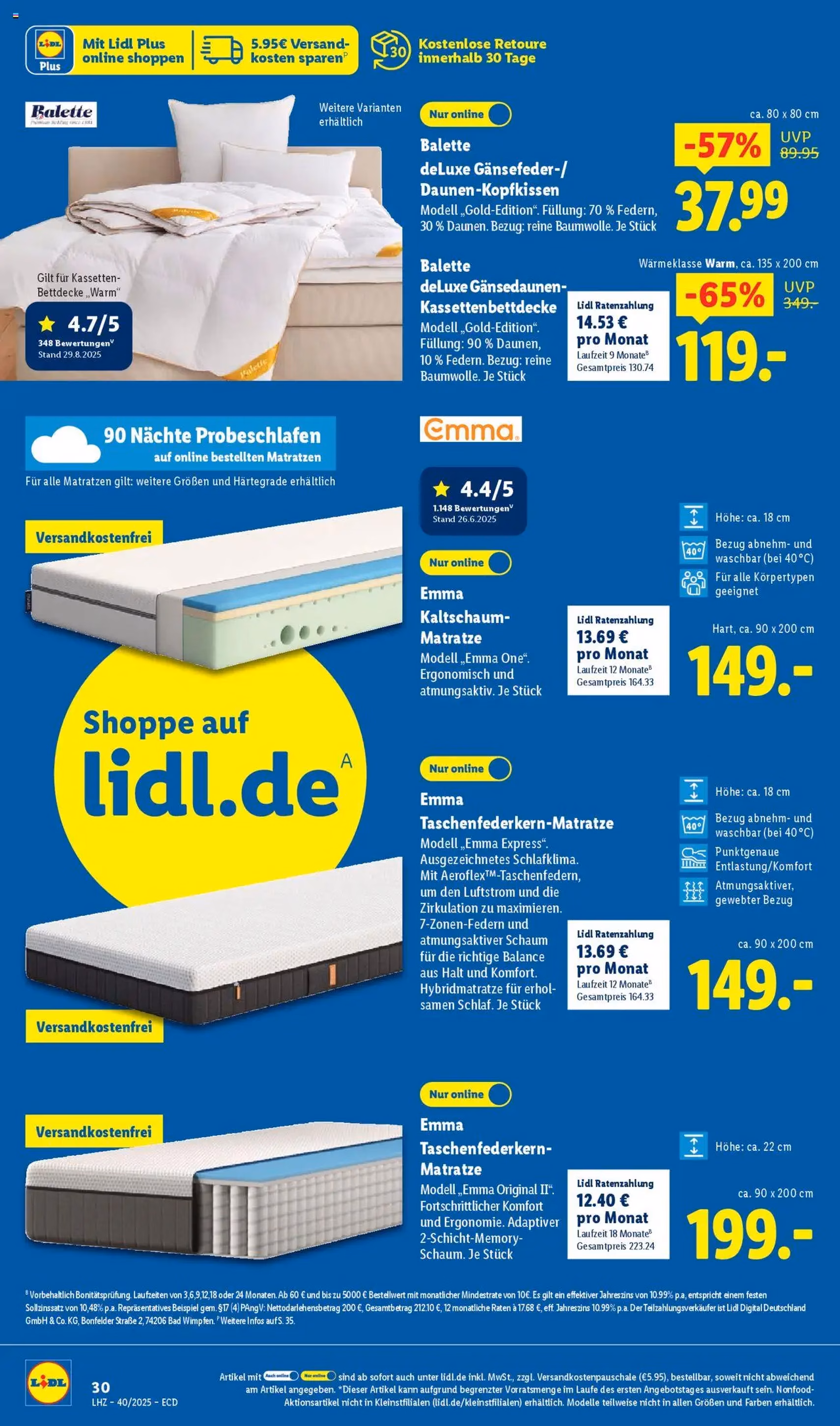Lidl Prospekt - Gültiger Prospekt ab 29.09.2025, Seite 40 von insgesamt 66
