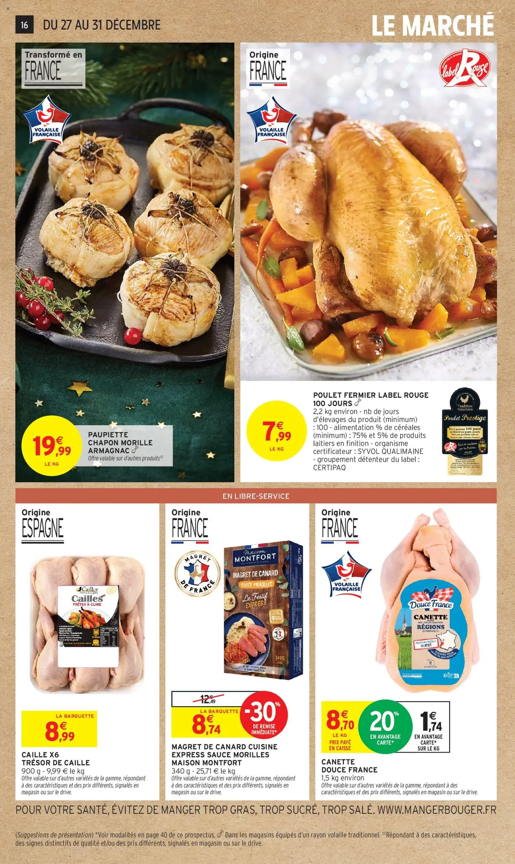 Intermarché catalogue semaine 52 - brochure valable à partir du 23/12/2025, page 16 sur 44