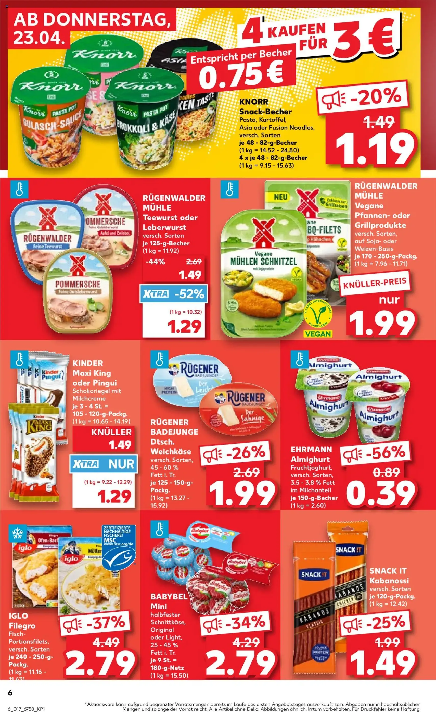 Kaufland Prospekt - Gültiger Prospekt ab 23.04.2026, Seite 6 von insgesamt 54