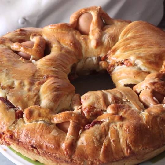 Anteprima ricetta Casatiello napoletano