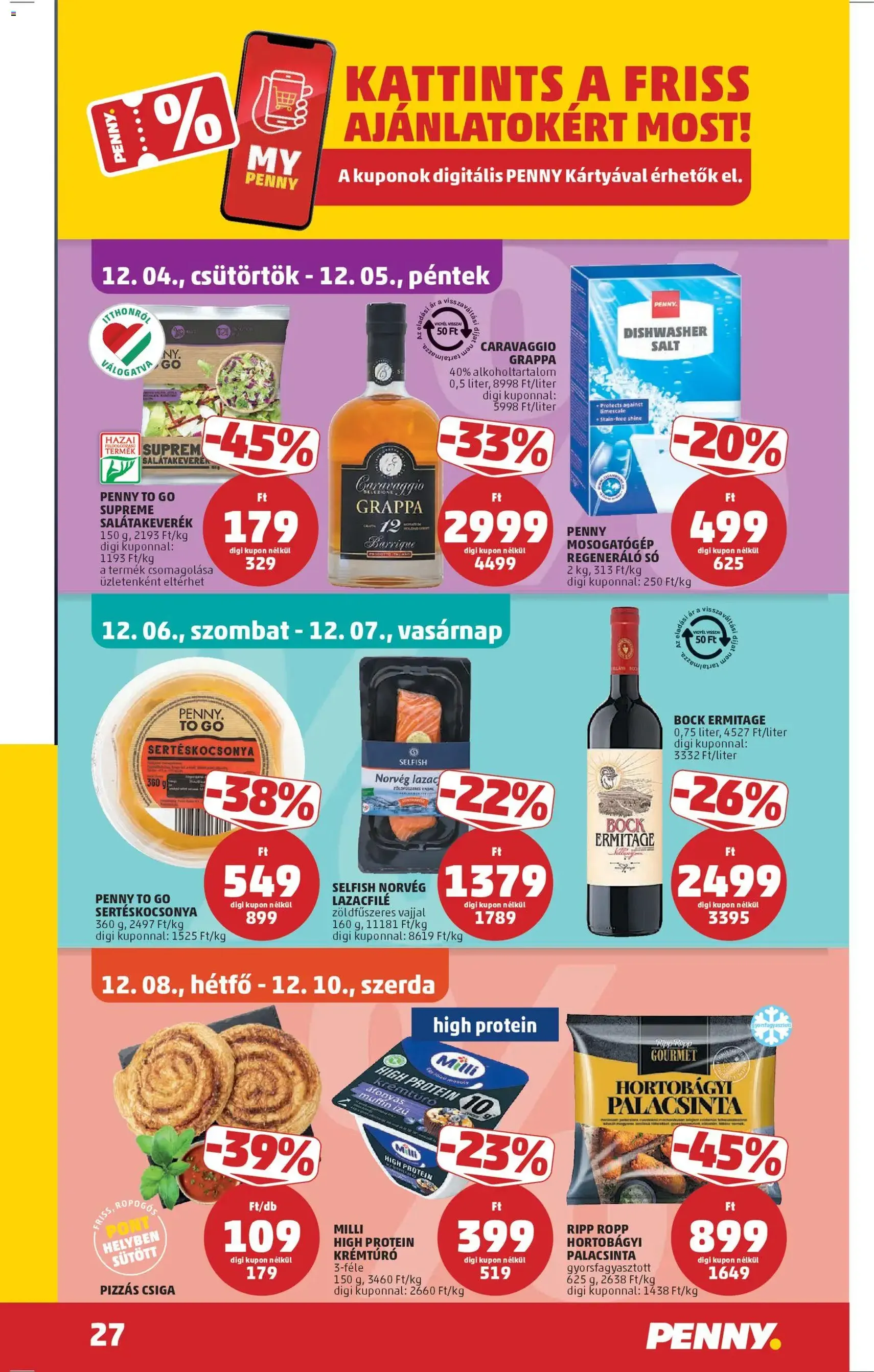 PENNY Akciós újság - 2025.12.04. érvényes szórólap 31 oldal 45 oldalból