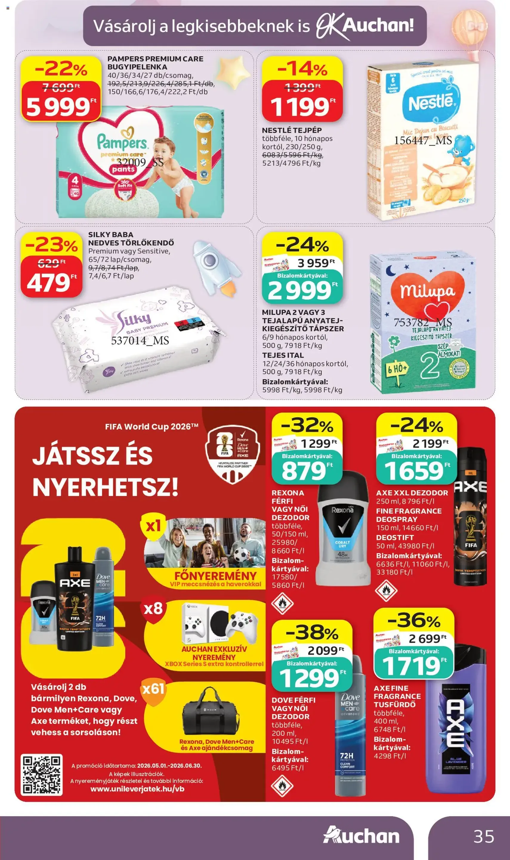 Auchan akciós újság - 2026.06.11. érvényes szórólap 35 oldal 46 oldalból