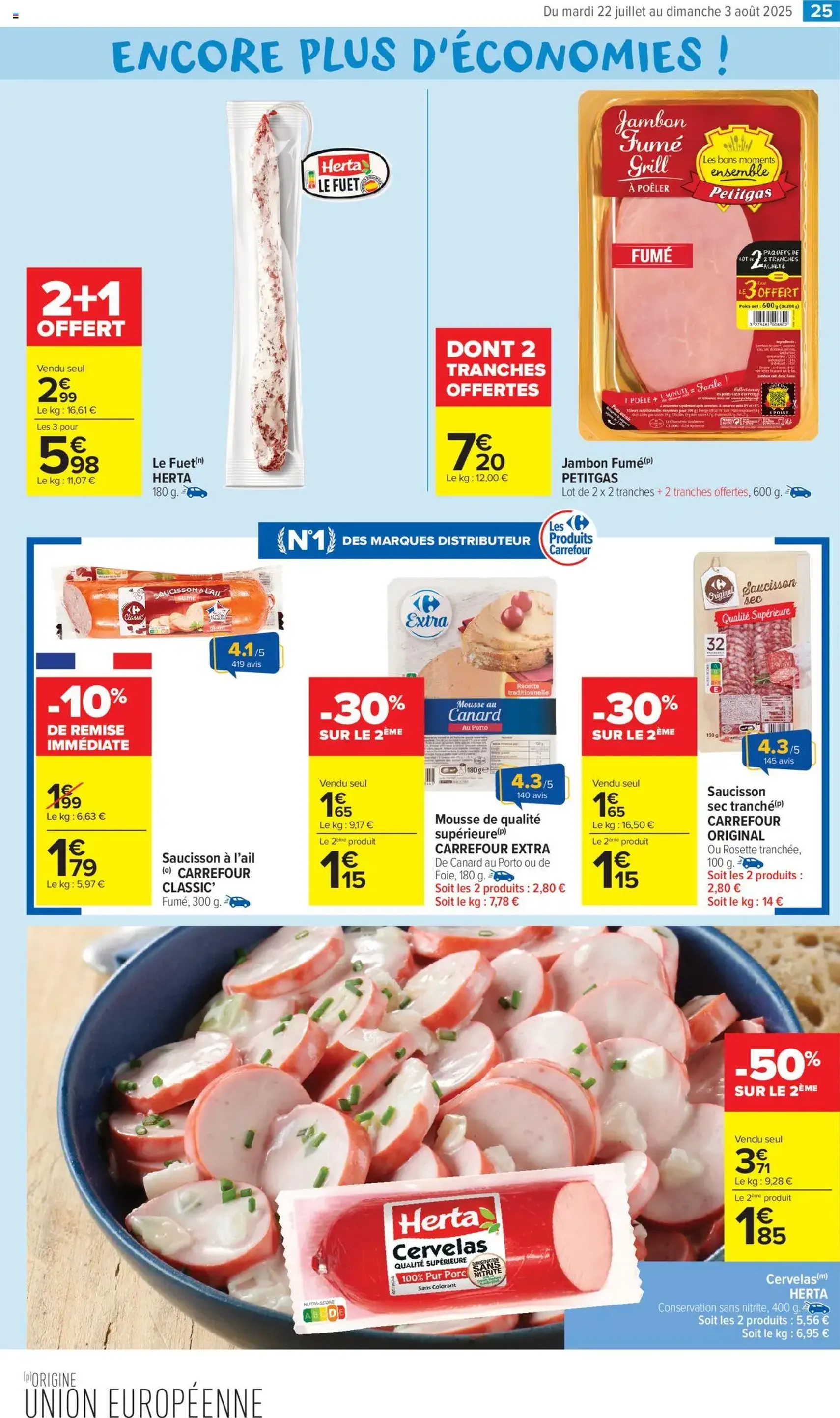 Carrefour Market catalogue semaine 30 - brochure valable à partir du 22/07/2025, page 29 sur 48