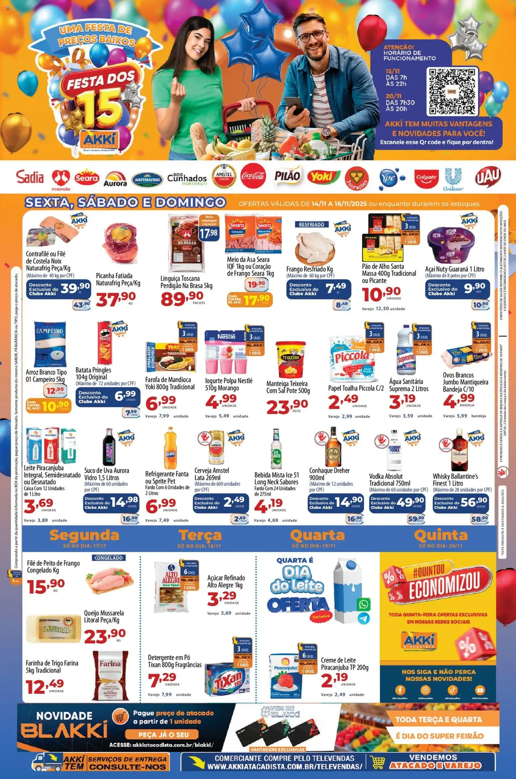 Akki Atacadista - Ofertas da semana - folheto válido a partir de 14/11/2025 página 1 de 2