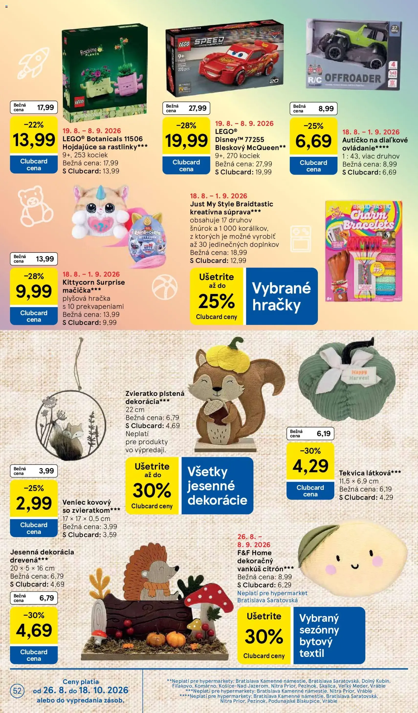Tesco Hypermarket - leták - platný leták od 26.08.2026 strana 52 z 58