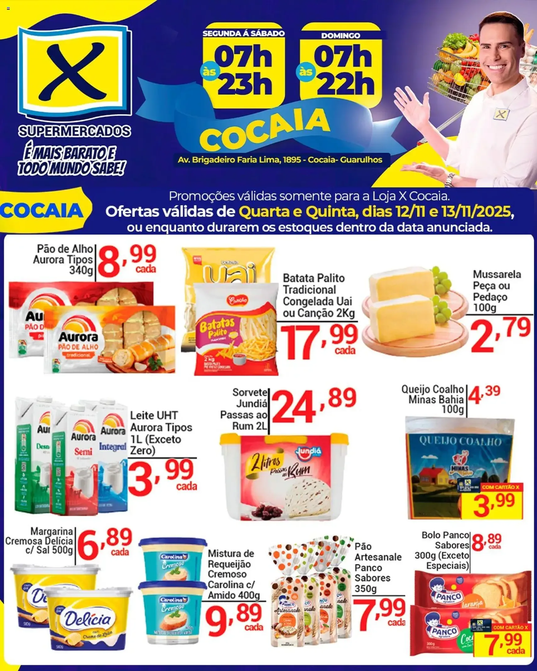 X Supermercados - Ofertas da semana - folheto válido a partir de 12/11/2025 página 1 de 3