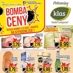 Klas leták - náhľad letáku platný od 27.10.2025 Klas leták - náhľad letáku platný od 27.10.2025