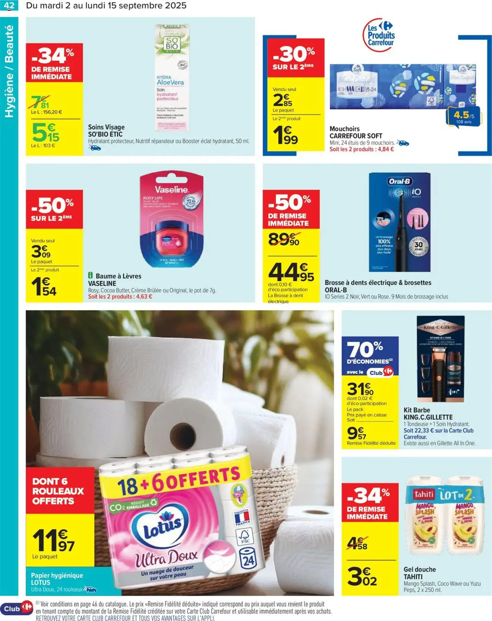 Carrefour catalogue semaine 36 - brochure valable à partir du 02/09/2025, page 44 sur 86 Carrefour catalogue semaine 36 - brochure valable à partir du 02/09/2025, page 44 sur 86