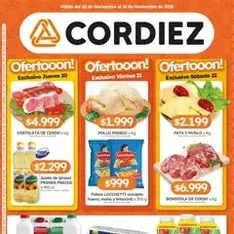 Vista previa del folleto Cordiez ofertas válido desde 20/11/2025