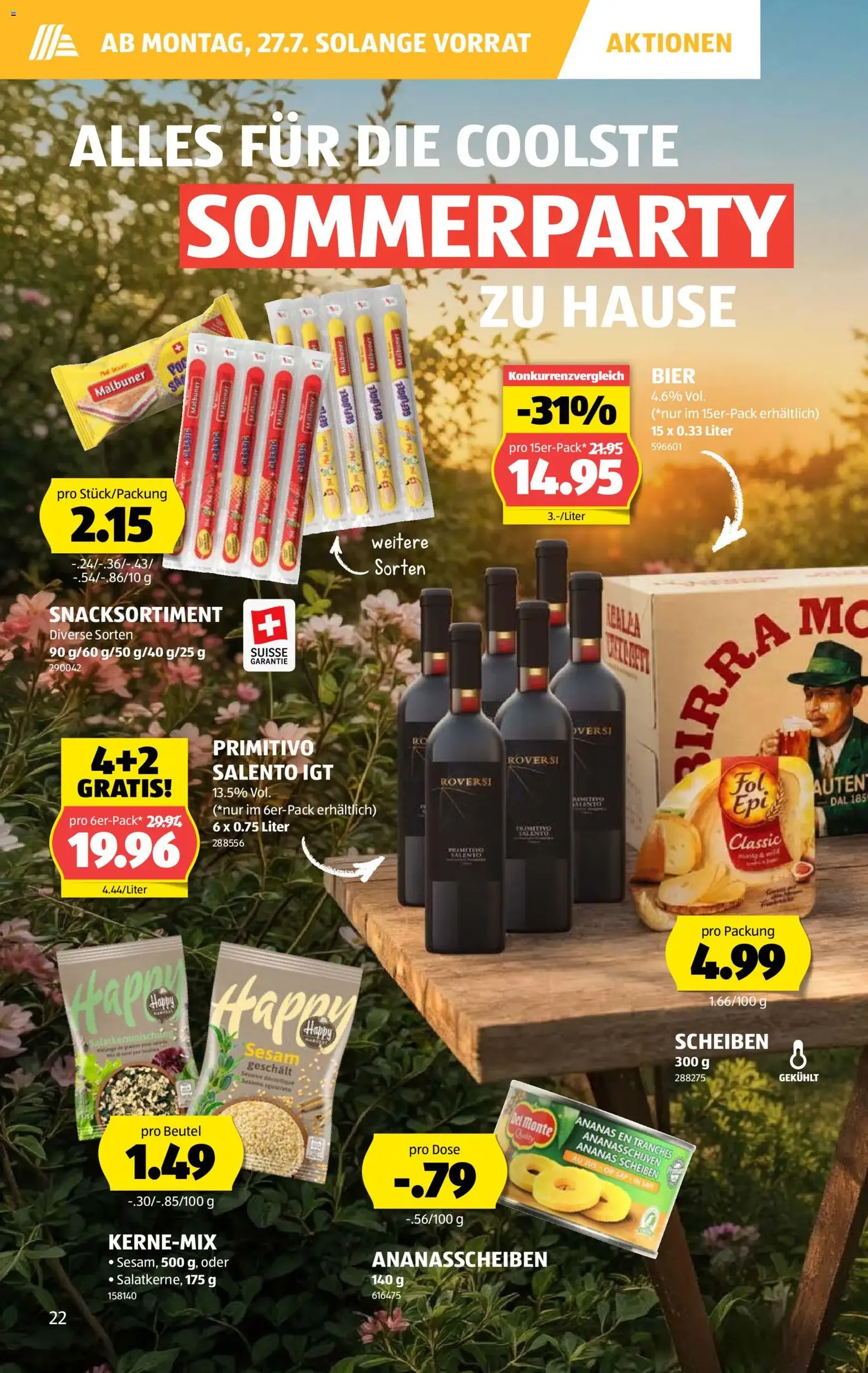 Aldi aktionen - Gültiger Prospekt ab 23.07.2026, Seite 22 von insgesamt 44