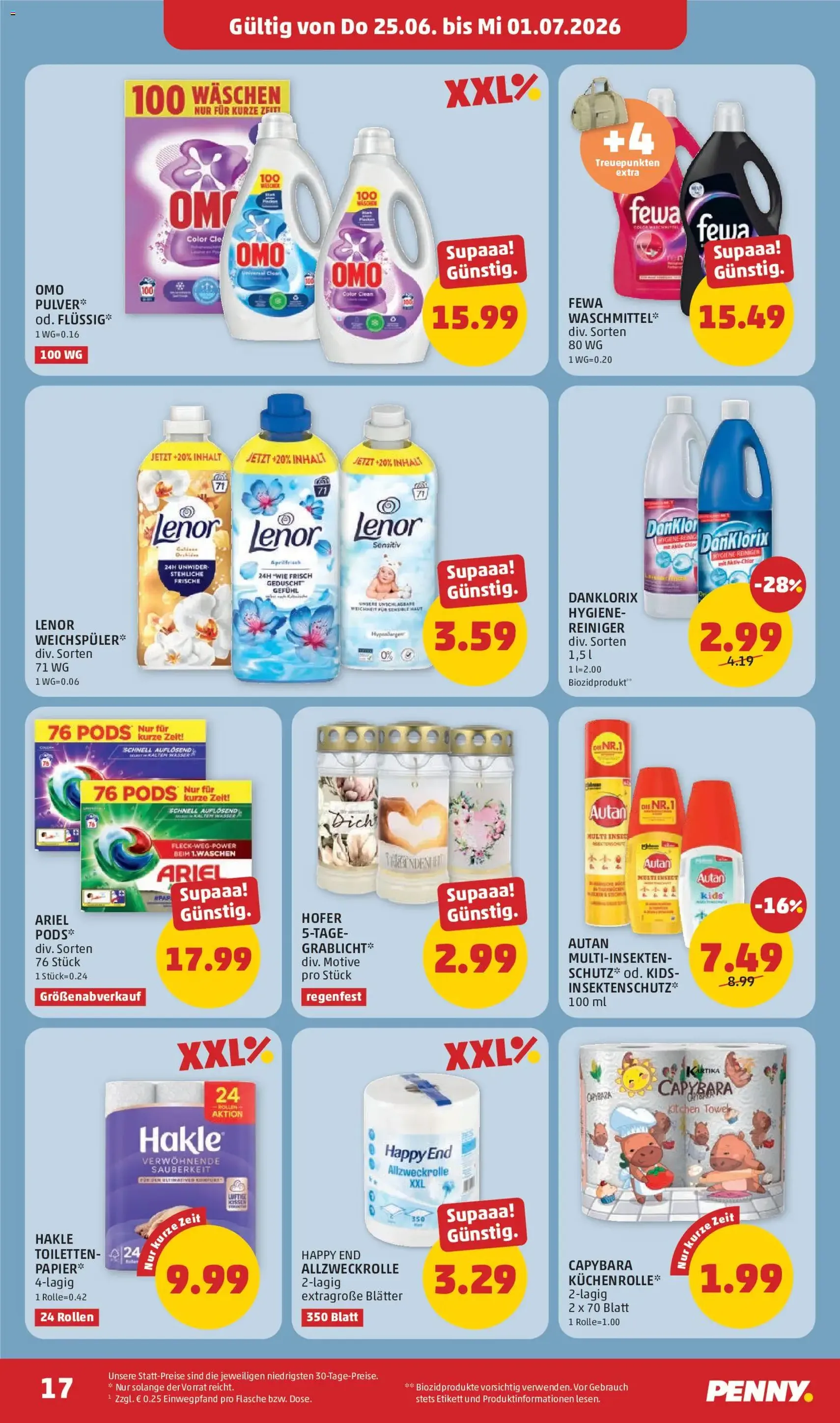 Penny Markt Flugblatt - Gültiger Prospekt ab 25.06.2026, Seite 17 von insgesamt 28