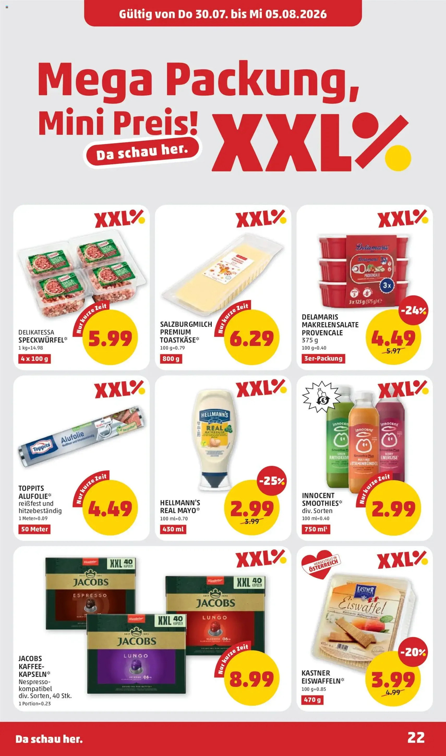 Penny Markt Flugblatt - Gültiger Prospekt ab 30.07.2026, Seite 22 von insgesamt 28