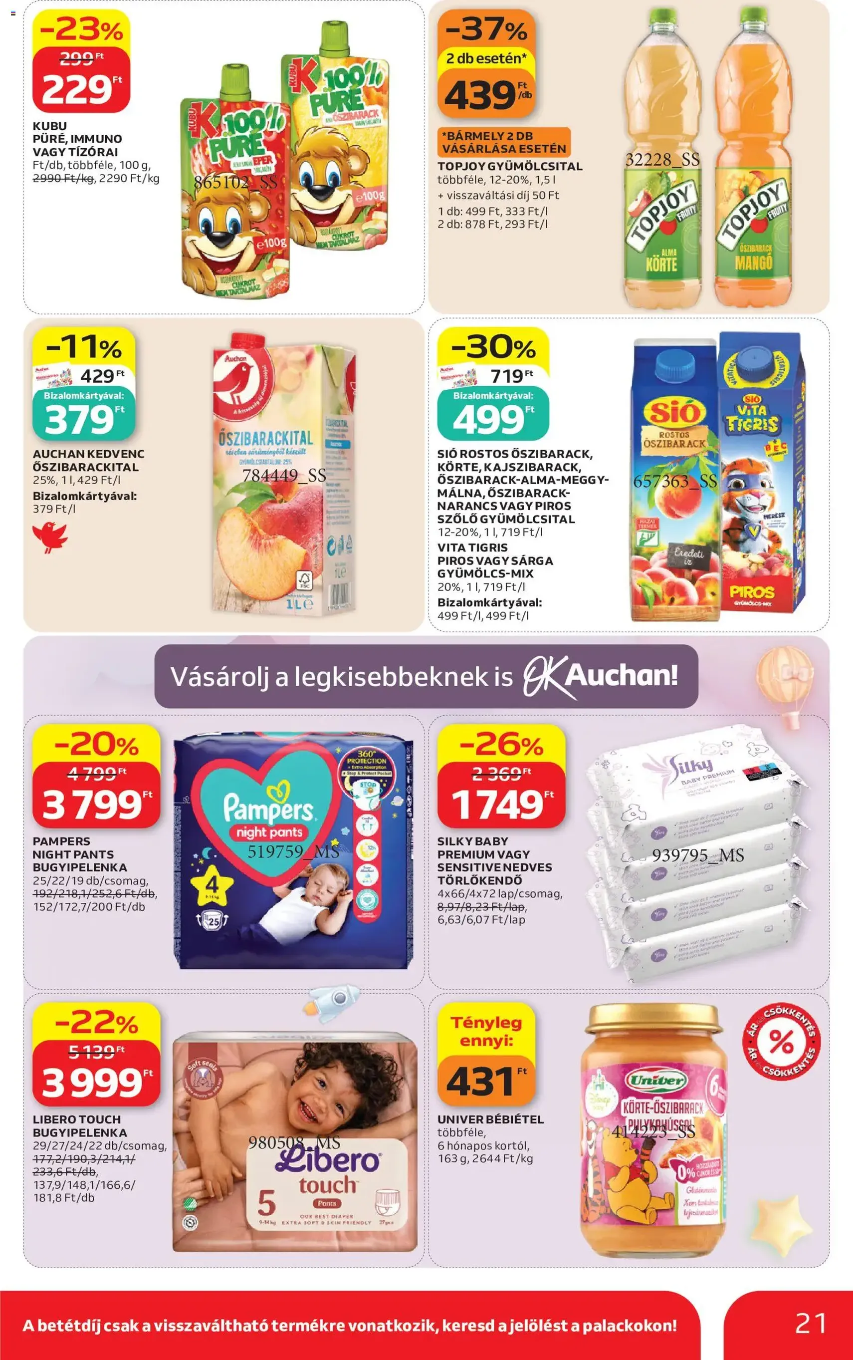 Auchan akciós újság - 2026.06.25. érvényes szórólap 21 oldal 38 oldalból