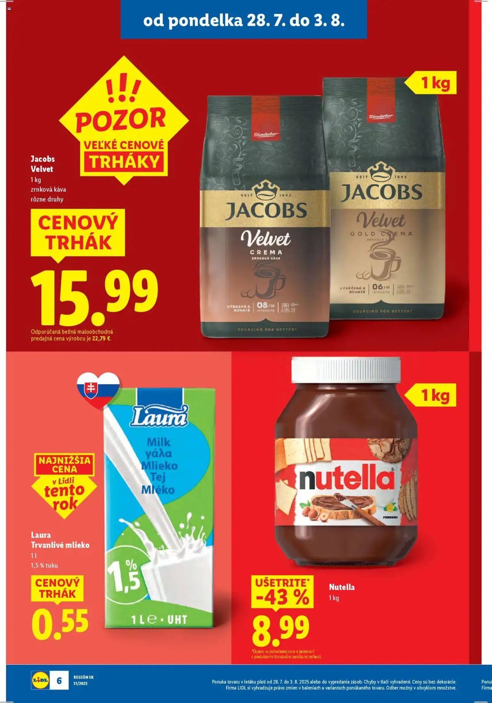 Lidl leták - platný leták od 28.07.2025 strana 6 z 87 Lidl leták - platný leták od 28.07.2025 strana 6 z 87