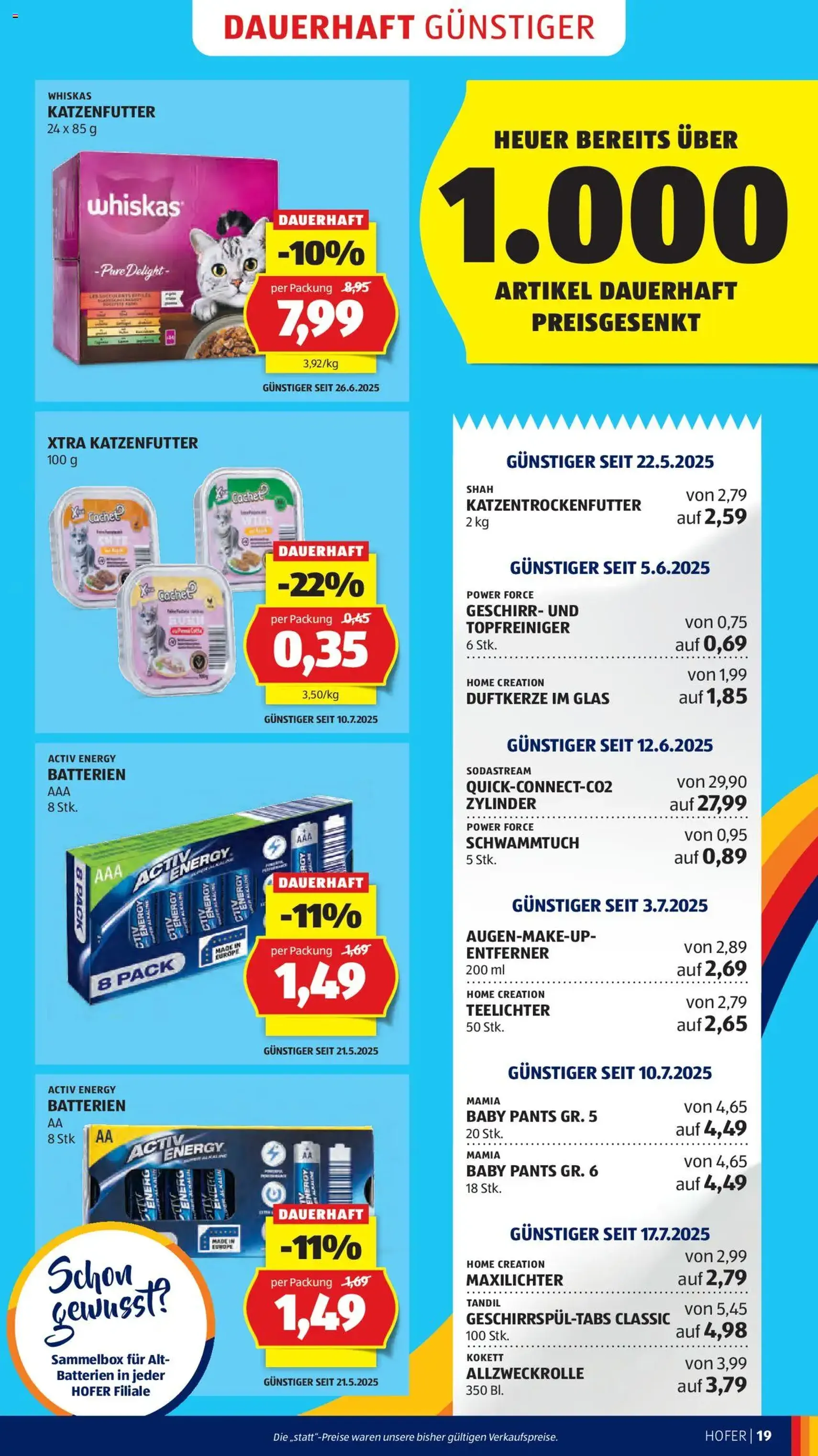 Hofer Flugblatt - Gültiger Prospekt ab 29.08.2025, Seite 21 von insgesamt 37