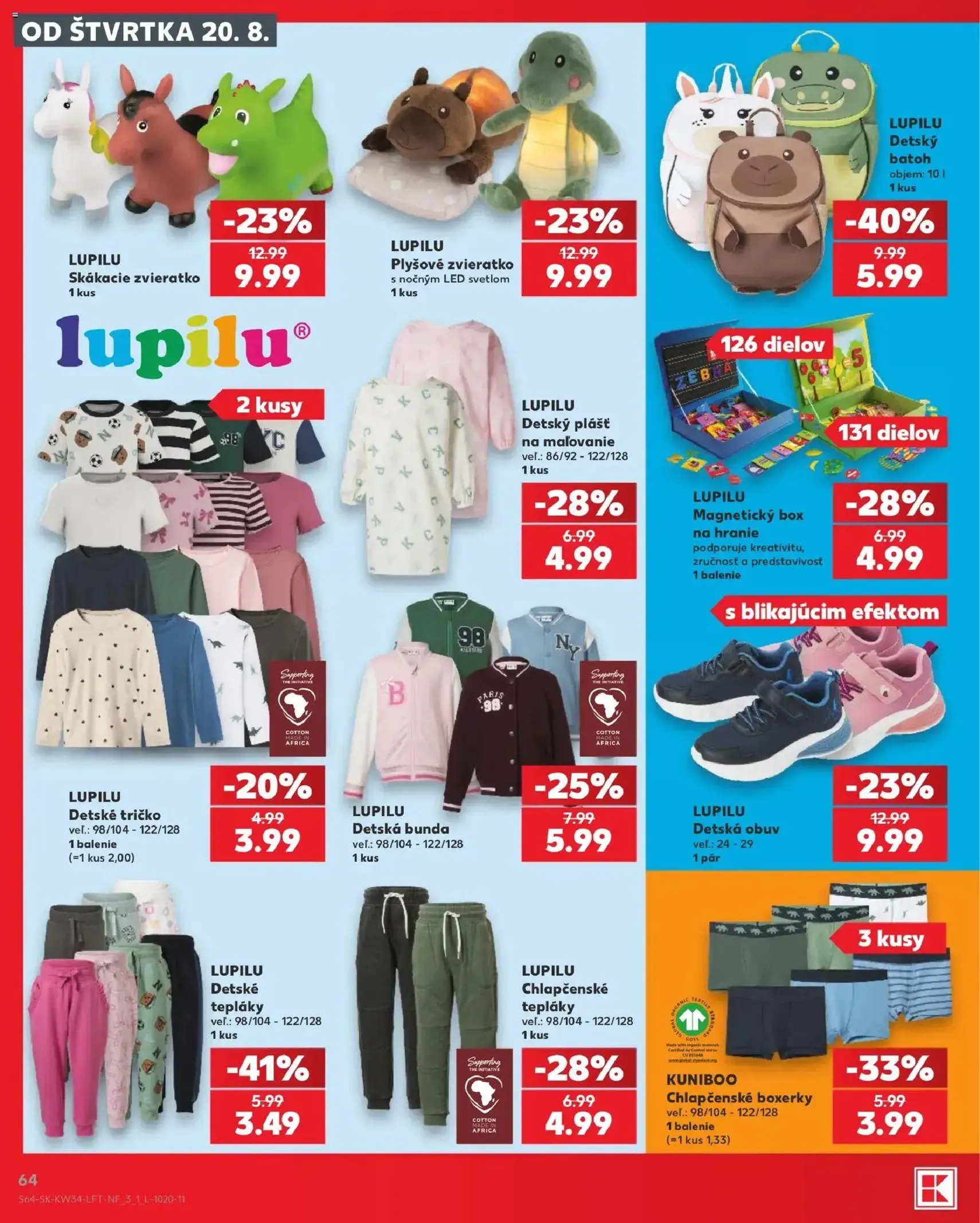 Kaufland leták - platný leták od 20.08.2026 strana 64 z 76